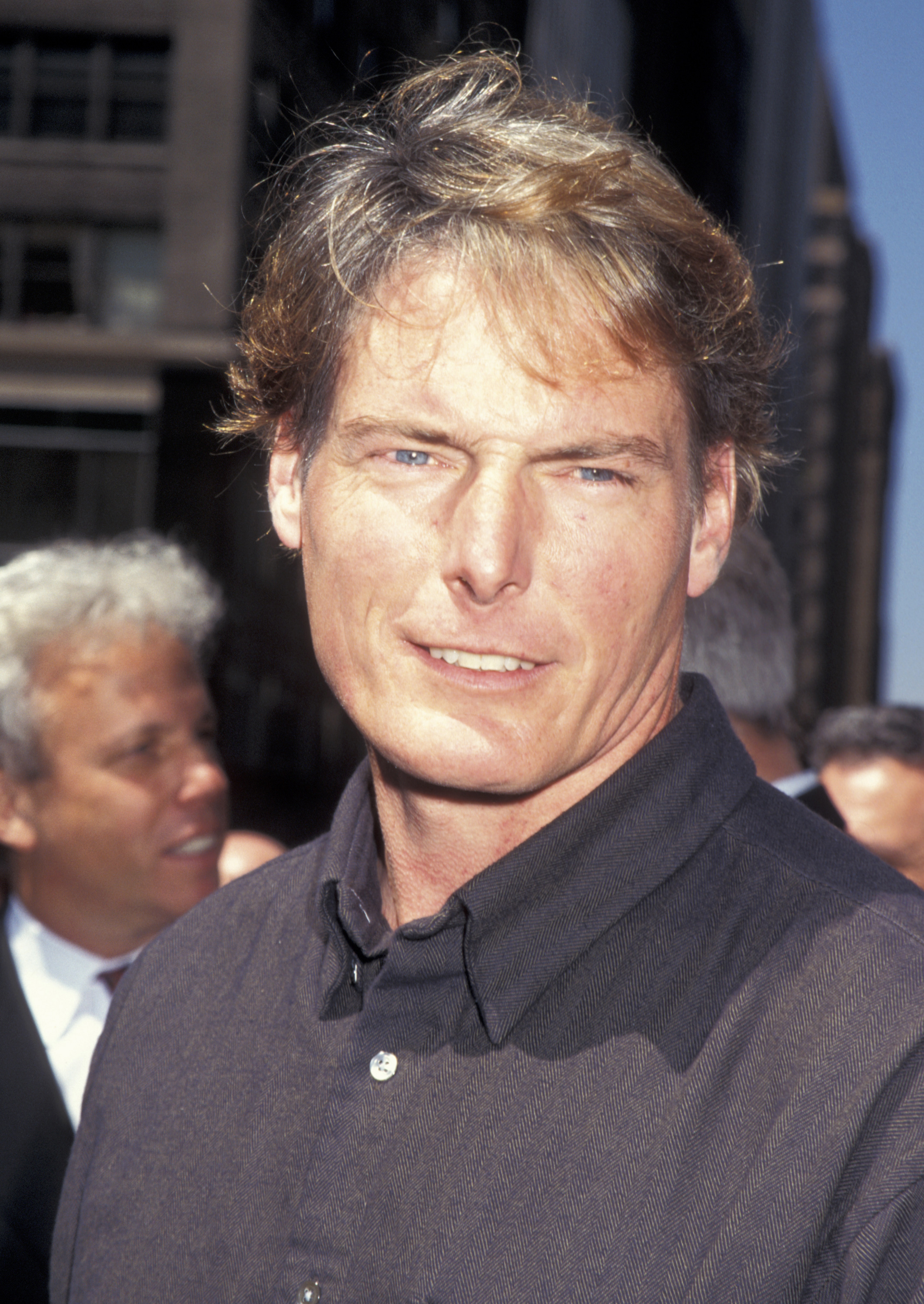 Christopher Reeve während der "Keep It Clean" Creative Coalition Clean Water Rally am 20. April 1995 in New York City. | Quelle: Getty Images