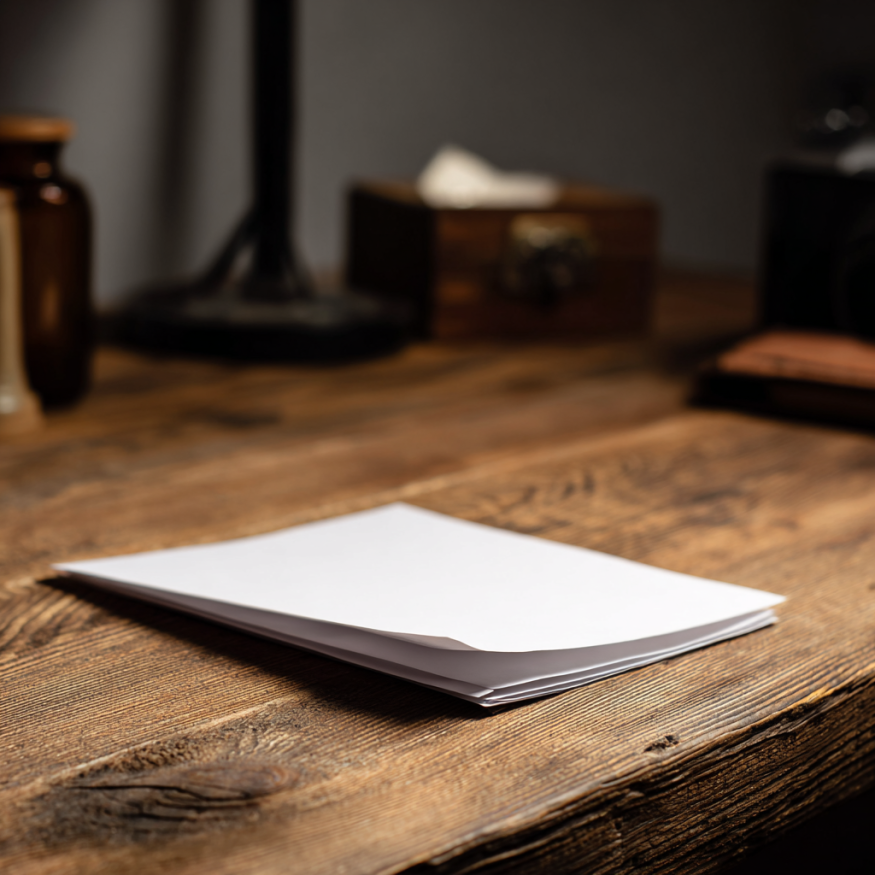 Eine Notiz auf einem Schreibtisch | Quelle: Midjourney