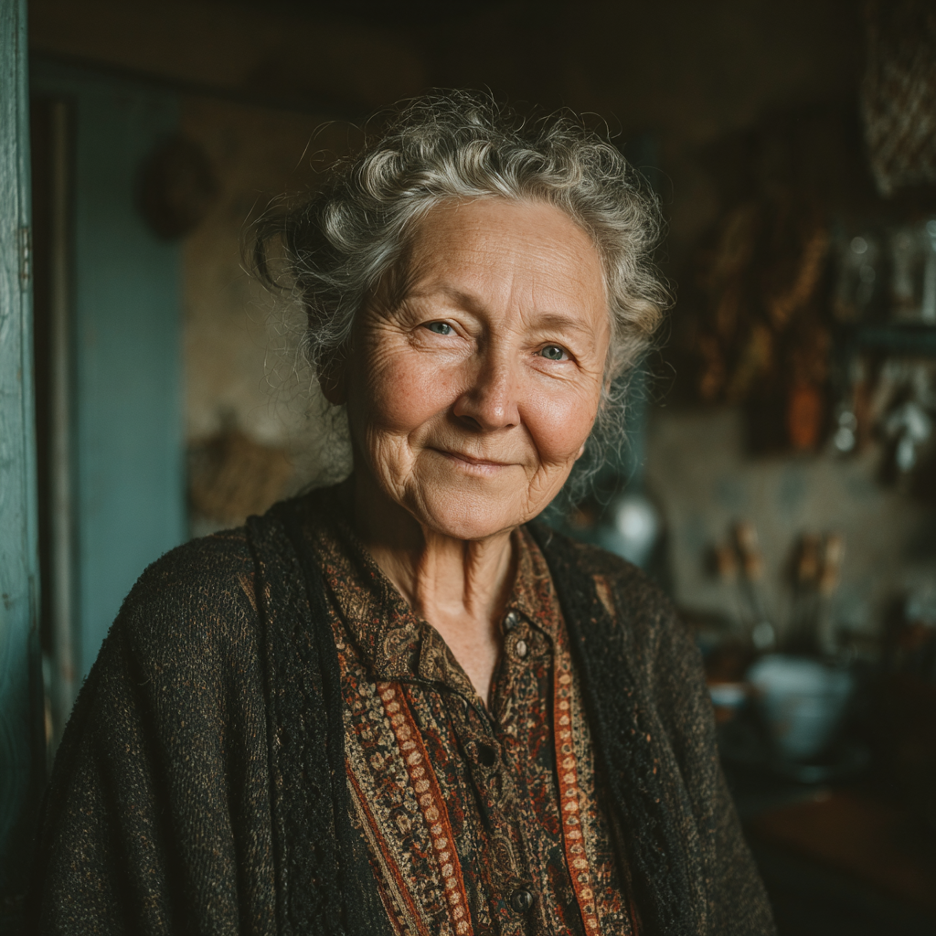 Eine stolze Frau in ihrem Haus | Quelle: Midjourney