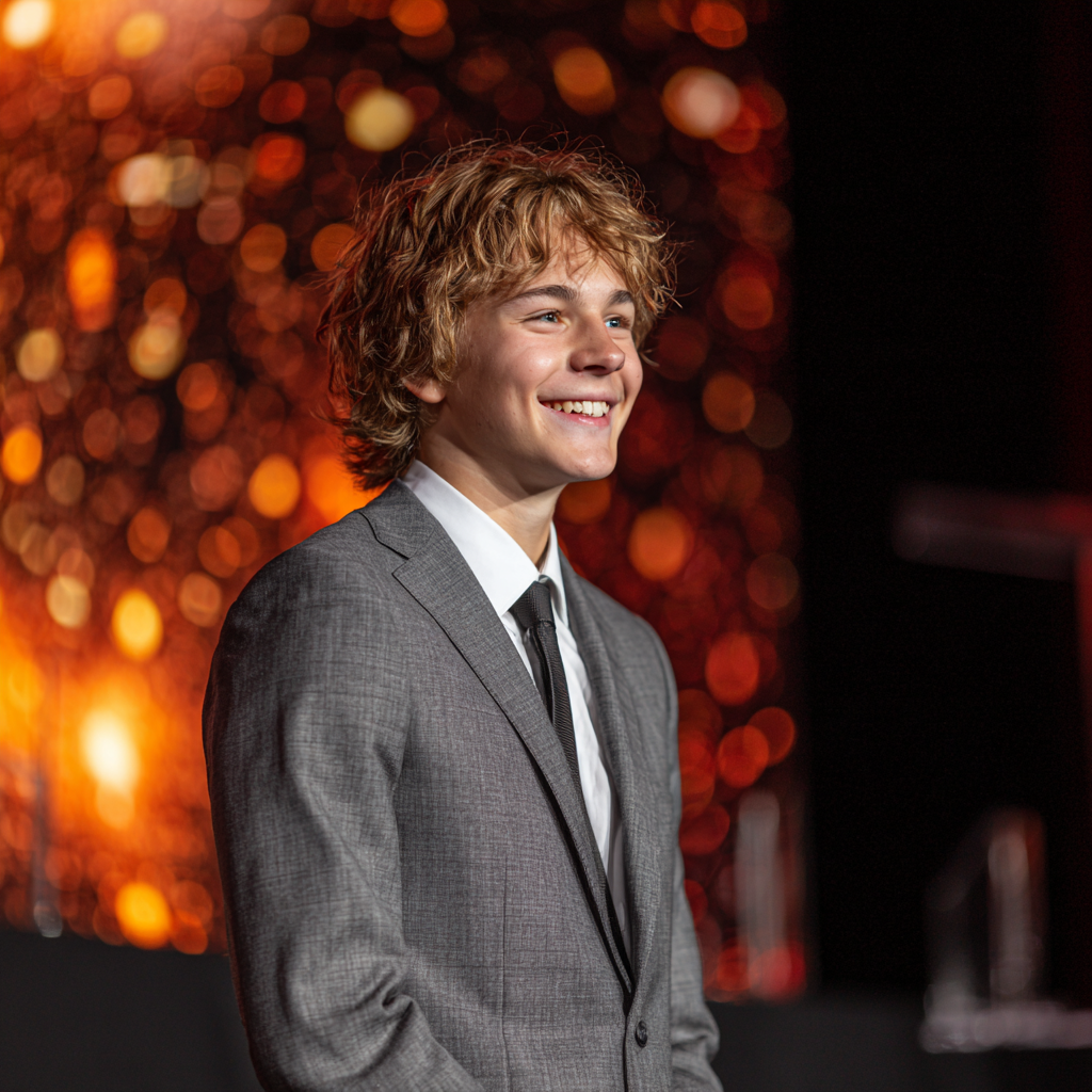 Ein lächelnder Junge | Quelle: Midjourney