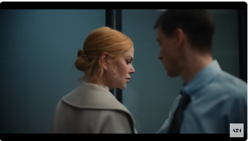 Nicole Kidman und Harris Dickinson in der Hauptrolle in "Babygirl" aus einem Beitrag vom 1. Oktober 2024 | Quelle: Youtube/@A24