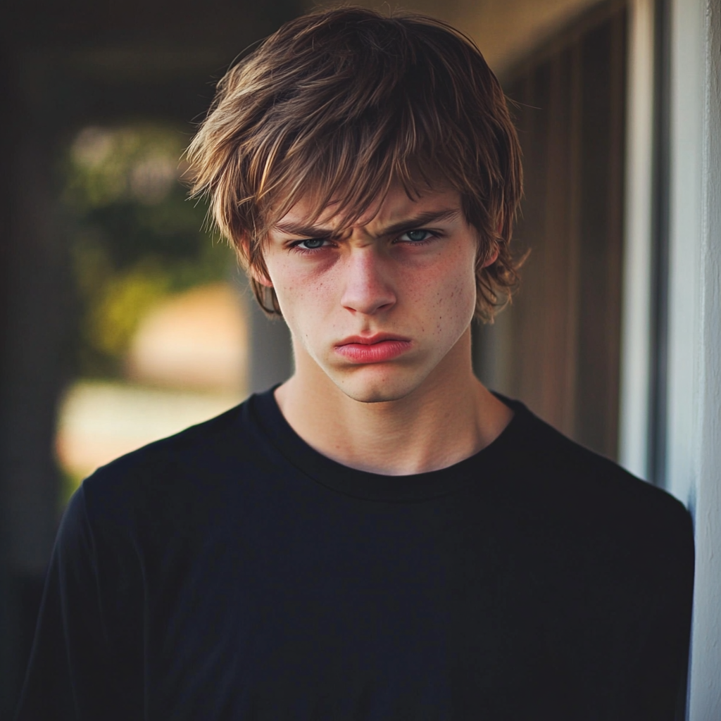 Ein wütender Teenager | Quelle: Midjourney