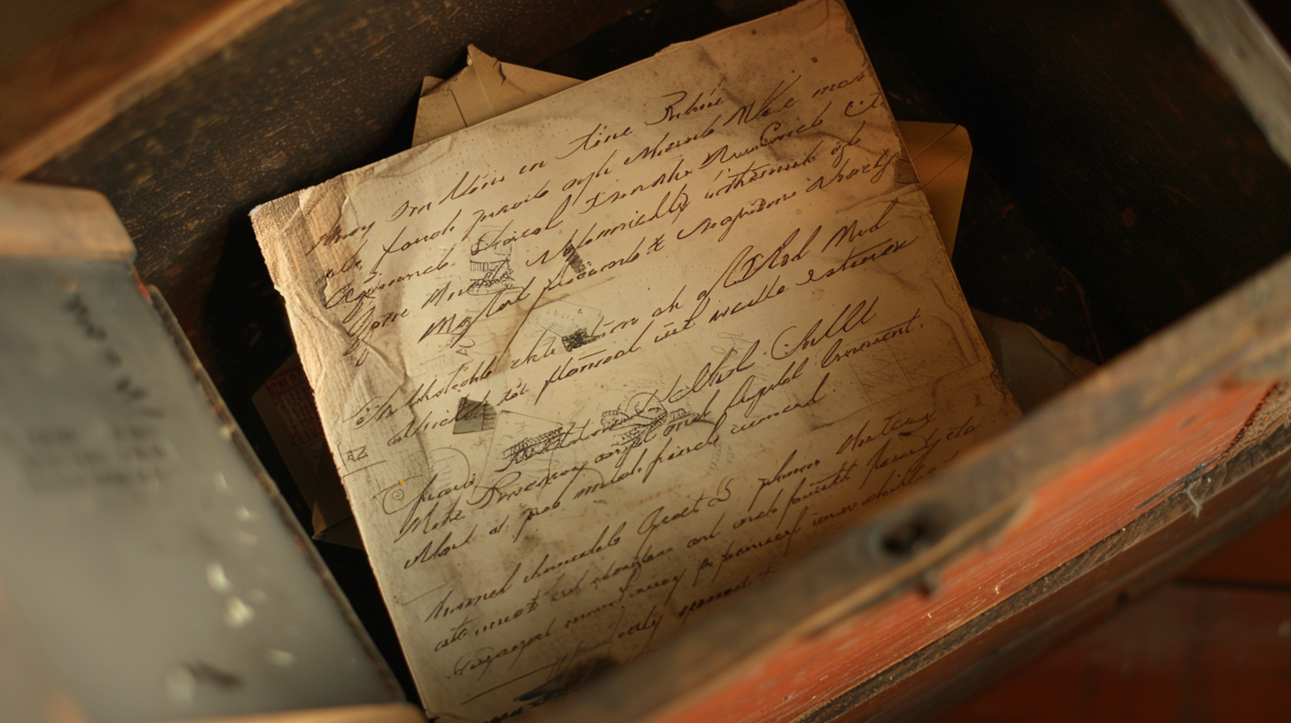 Eine Schachtel mit Buchstaben | Quelle: Midjourney