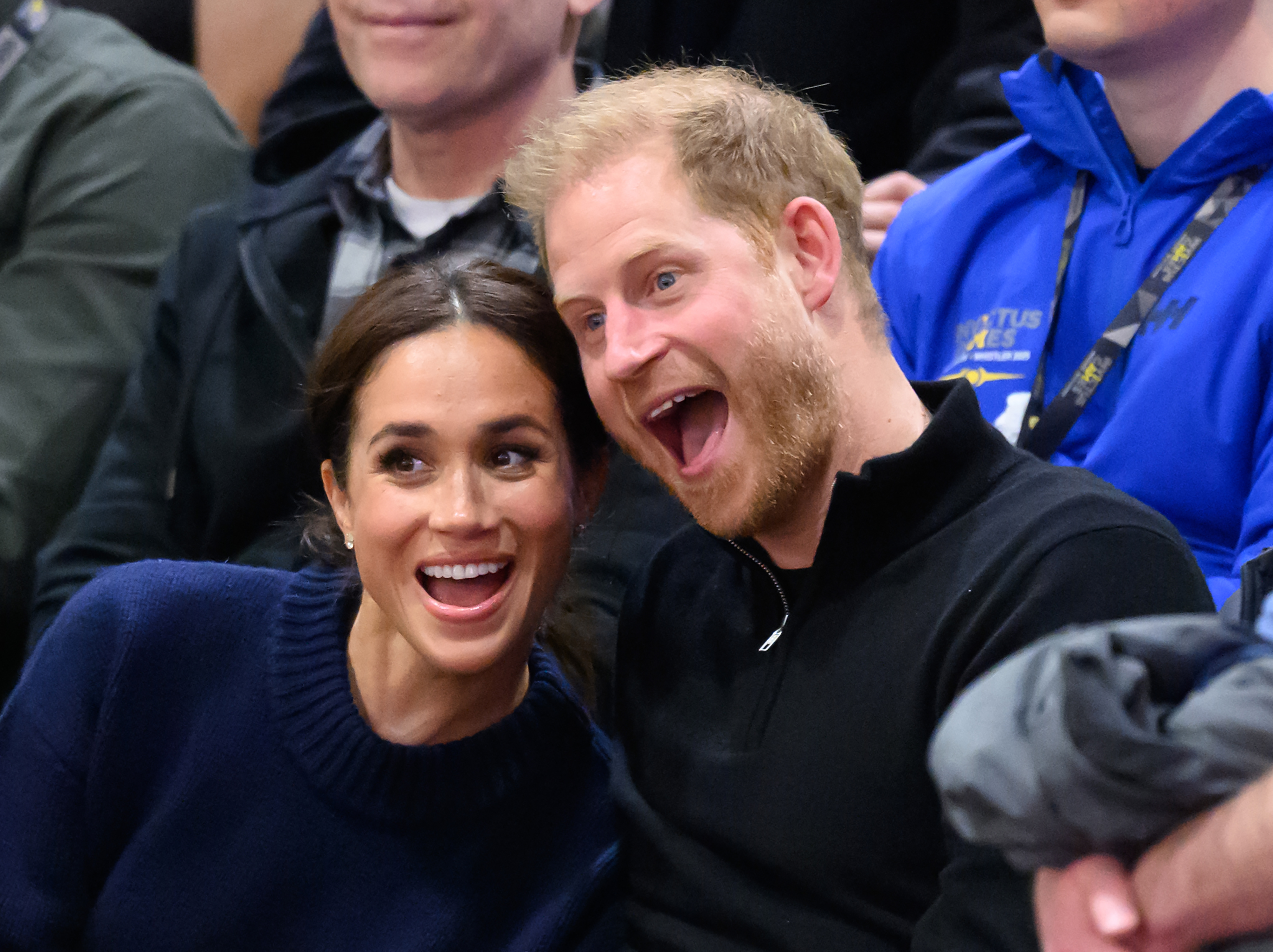 Meghan Markle und Prinz Harry besuchen die Invictus Games 2025 im Vancouver Convention Centre am 09. Februar 2025 in Vancouver, British Columbia. | Quelle: Getty Images