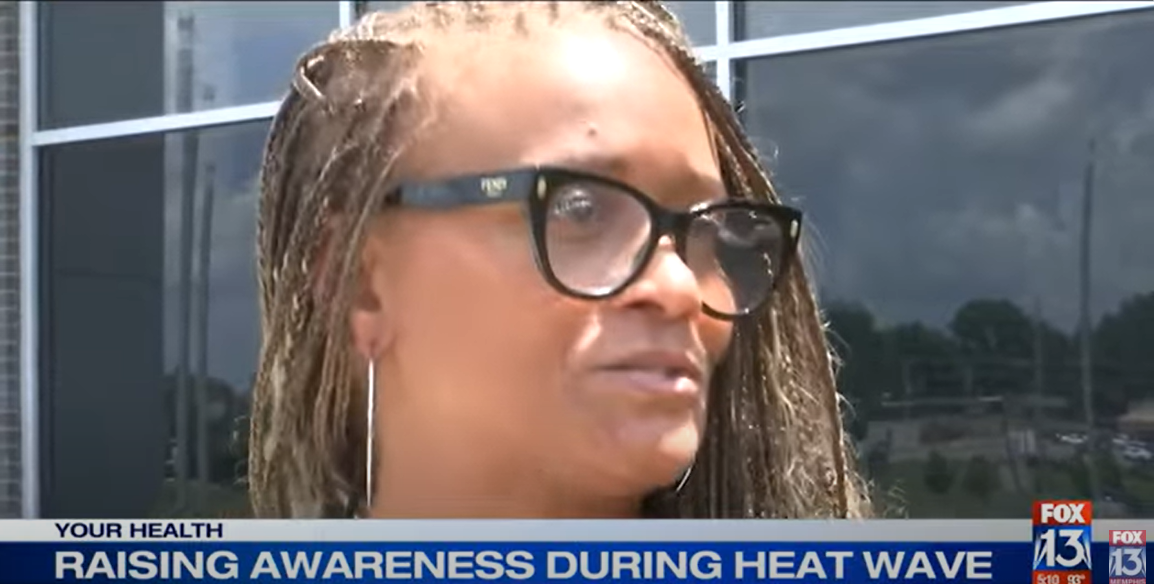 Joshua Hendersons Tante Kristen spricht in einem Interview über ihren Neffen, aus einem Video vom 22. Juli 2025 | Quelle: YouTube/FOX13Memphis