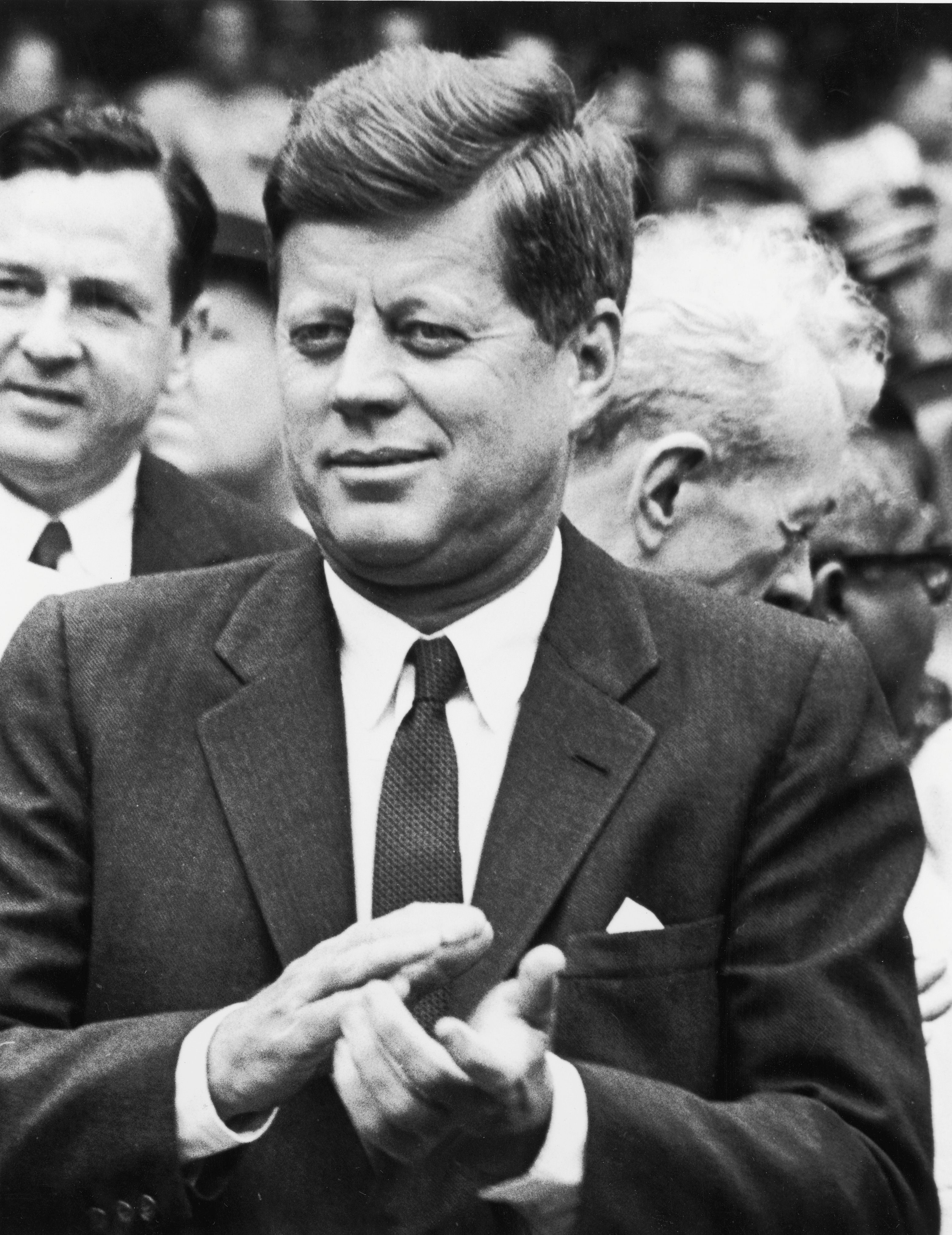 Präsident JFK beim Baseballspiel der Washington Senators, Anfang der 1960er Jahre. | Quelle: Getty Images