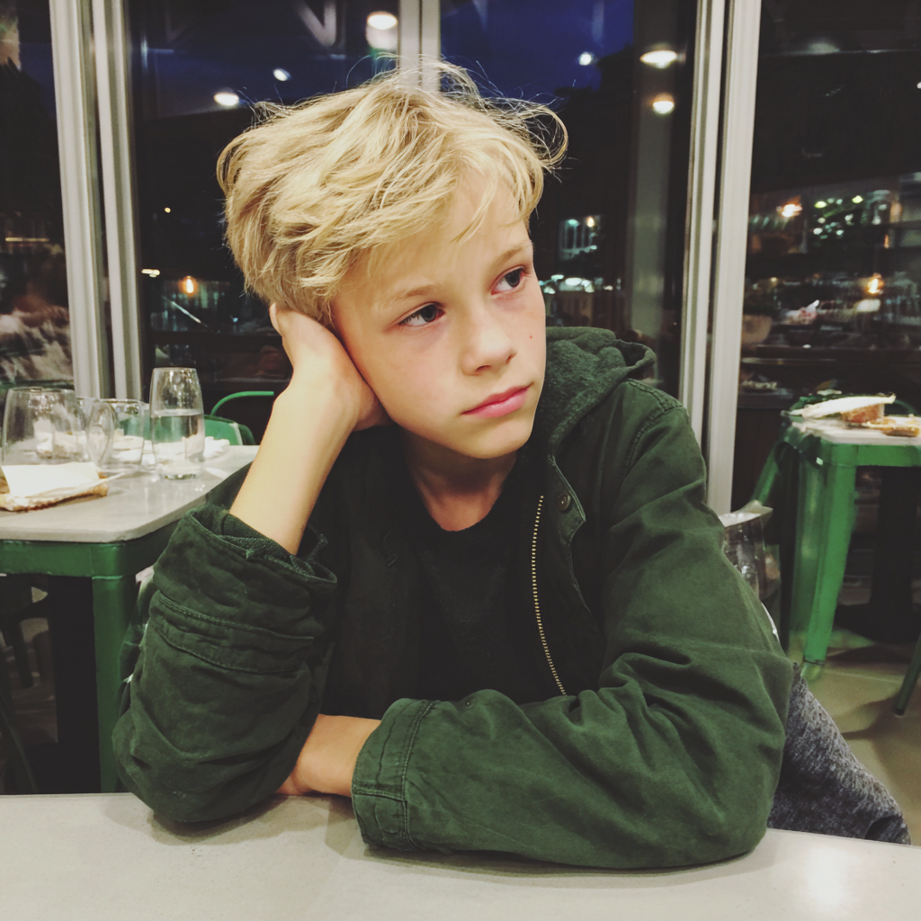 Zamyślona kobieta w zielonej kurtce | Źródło: Midjourney