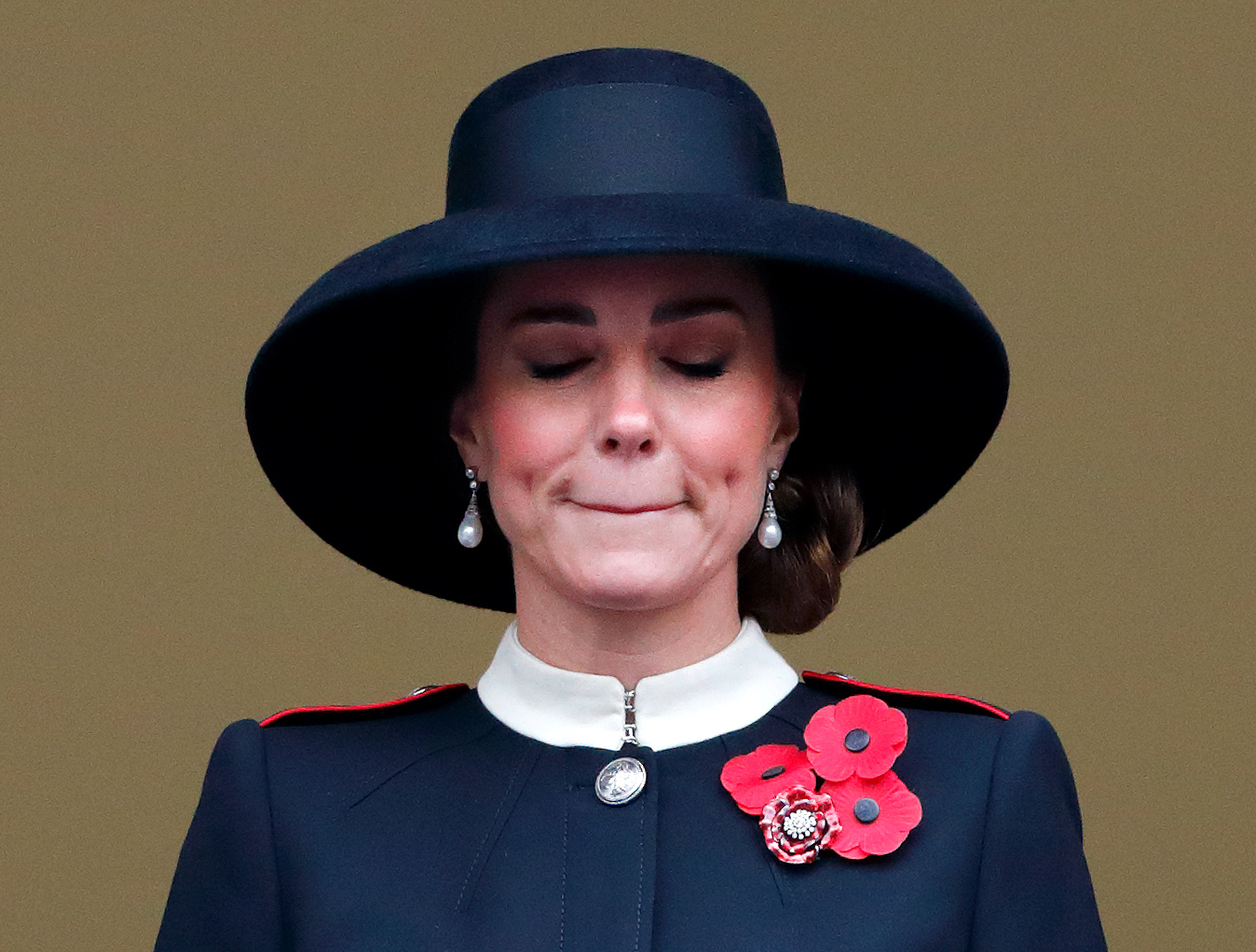 Prinzessin Catherine bei der jährlichen Gedenkfeier am 14. November 2021 am Cenotaph in London, England | Quelle: Getty Images