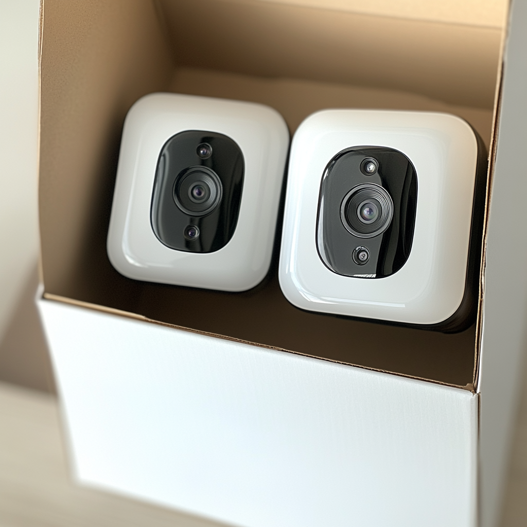 Zwei Kameras in einer Box | Quelle: Midjourney
