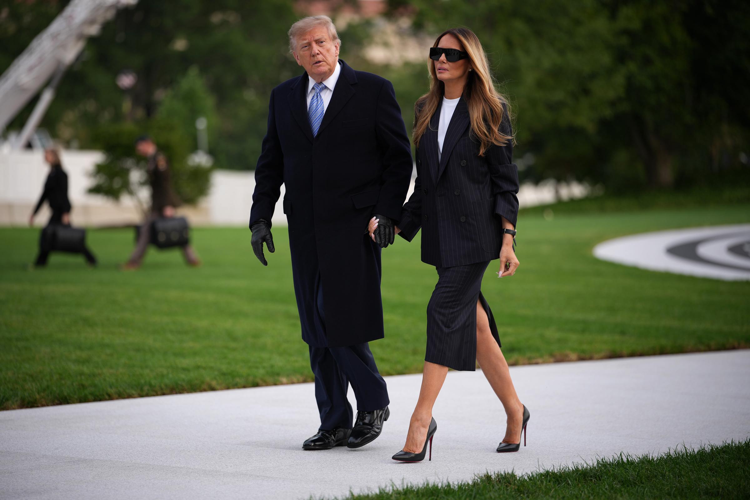 Während dieser früheren Wahlkampagne sagte Melania, sie habe die Ereignisse „von A bis Z“ verfolgt und Donald Trump mitgeteilt, wenn sie anderer Meinung war – ein kleiner Einblick in die direkte Rolle, die sie nach eigenen Angaben schon lange hinter den Kulissen spielt. | Quelle: Getty Images