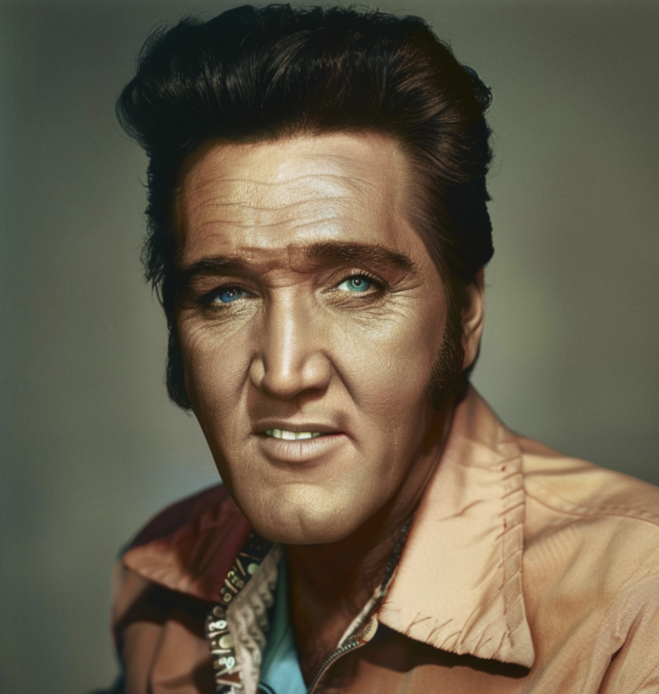 KI-Bild von Elvis Presley im hohen Alter | Quelle: Midjourney