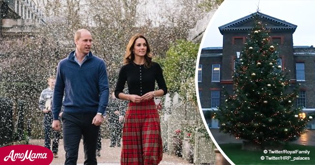 Kate Middleton und Prinz William haben einen umwerfenden Weihnachtsbaum vor Kensington Palace