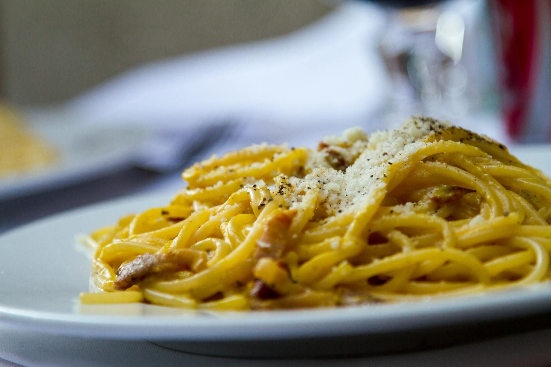 Eine Nahaufnahme von Spaghetti | Quelle: Pexels