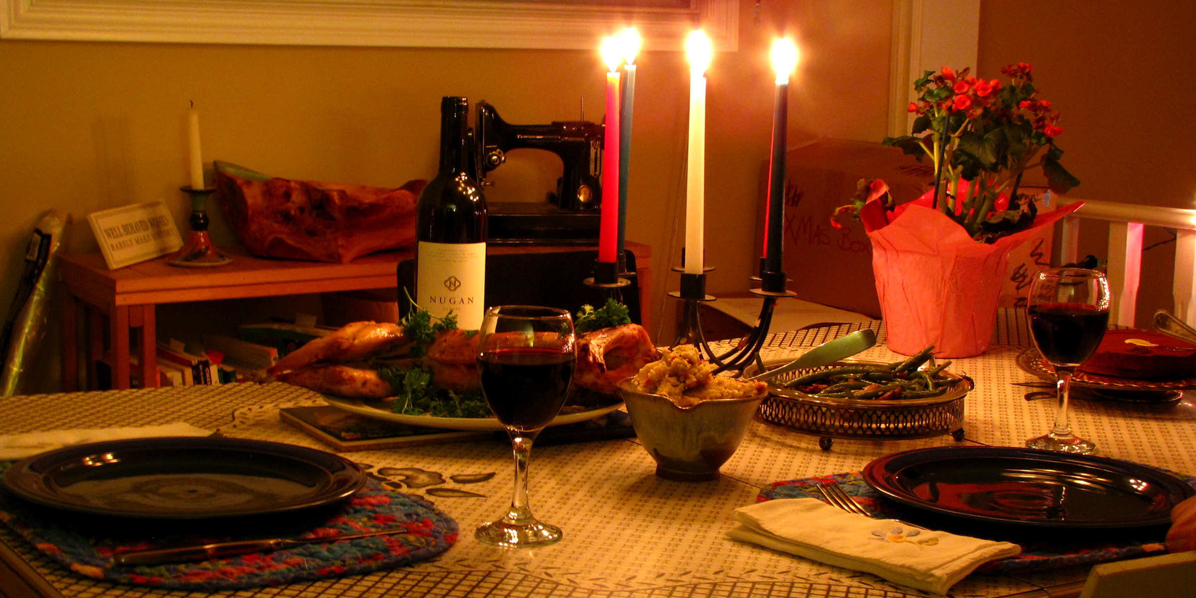 Eine romantische Dinner-Situation | Quelle: Flickr