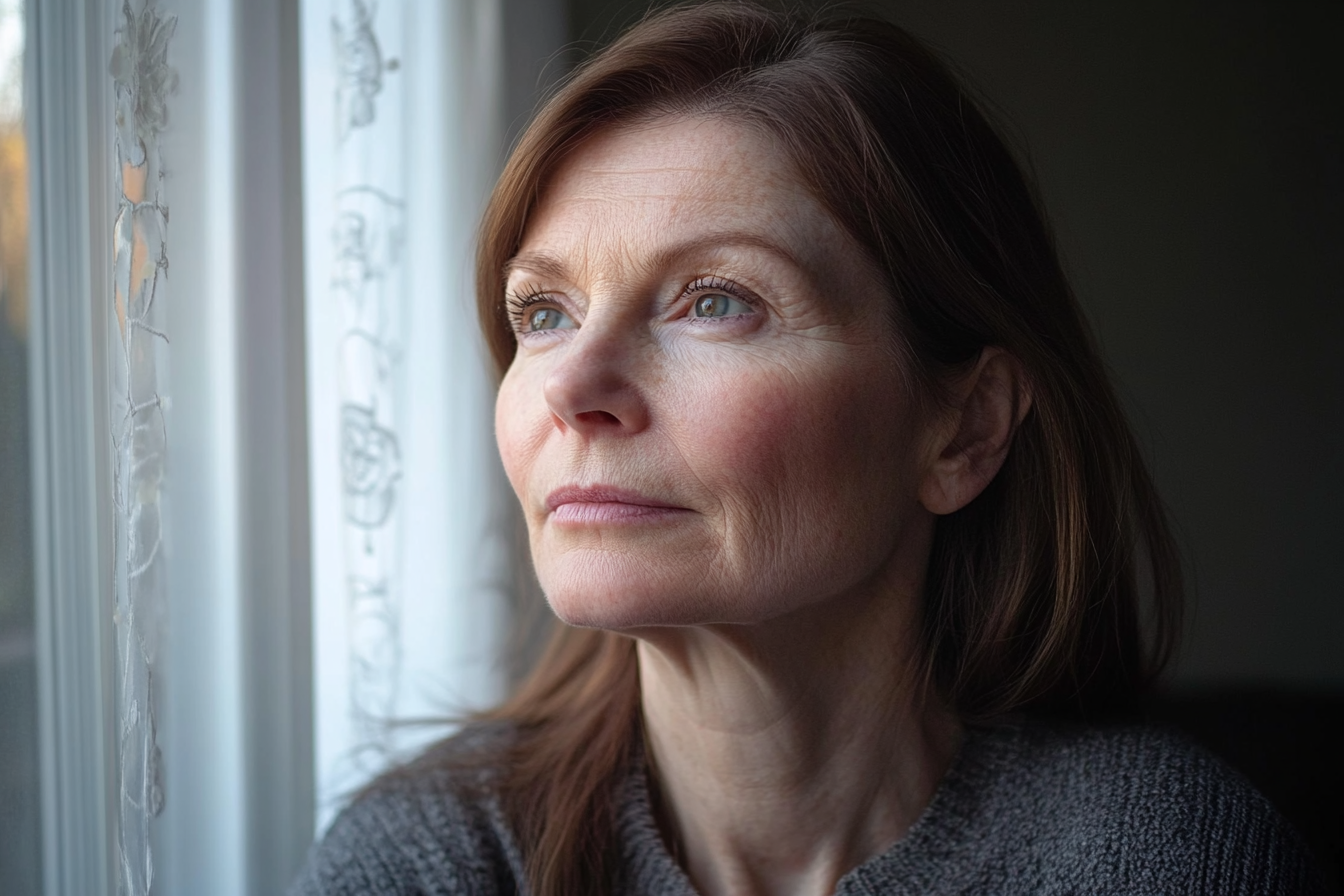 Eine Frau, die aus einem Fenster schaut | Quelle: Midjourney