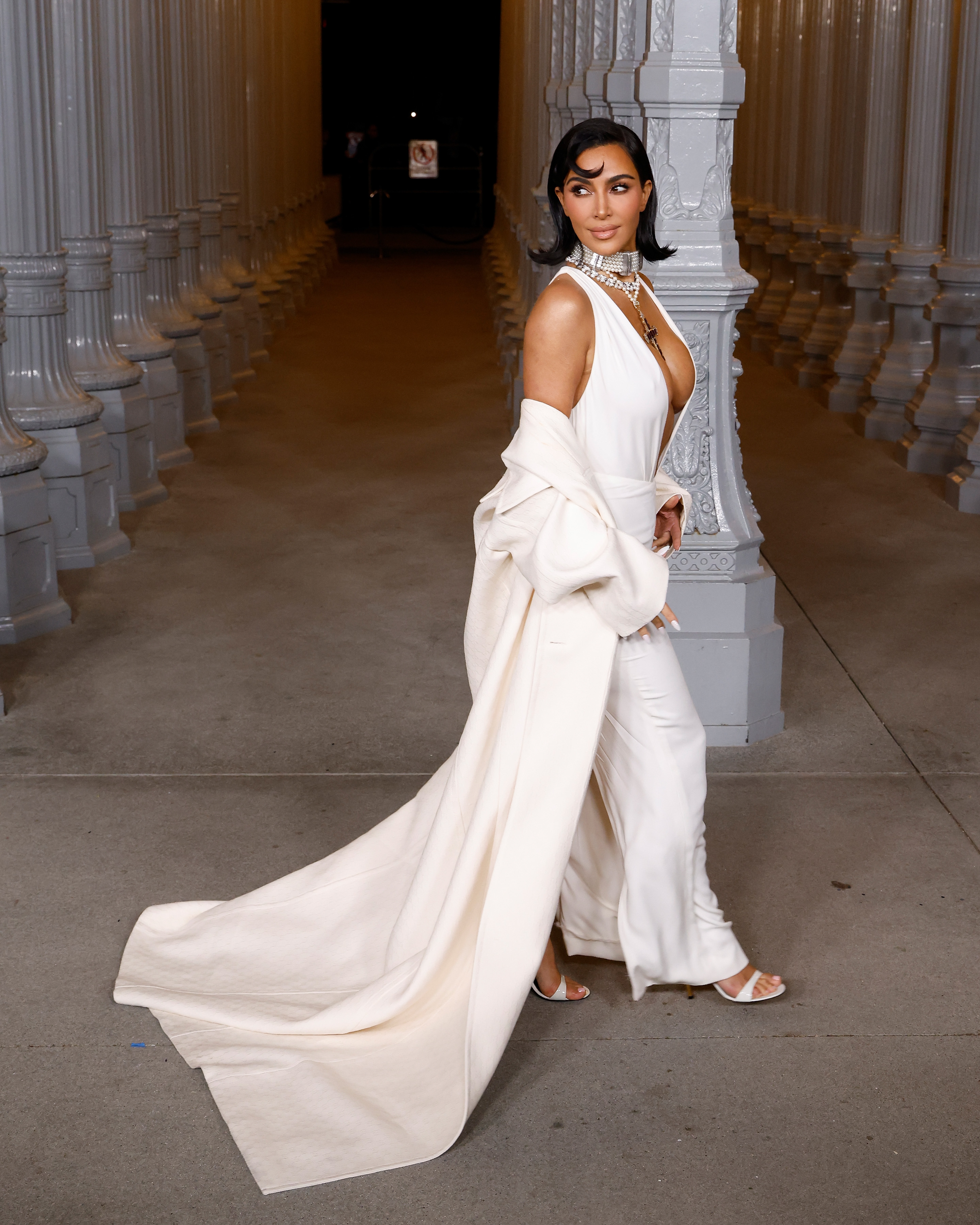 Kim Kardashian besucht die 2024 LACMA Art+Film Gala am 02. November 2024 in Los Angeles, Kalifornien. | Quelle: Getty Images