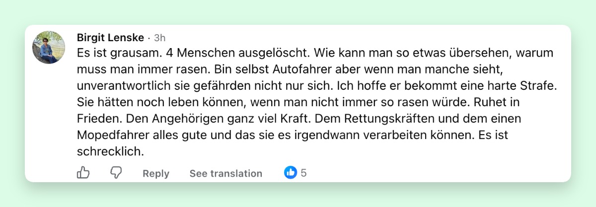 Einige Nutzer wählten in den Kommentaren sehr deutliche Worte | Quelle: Facebook/focus.de