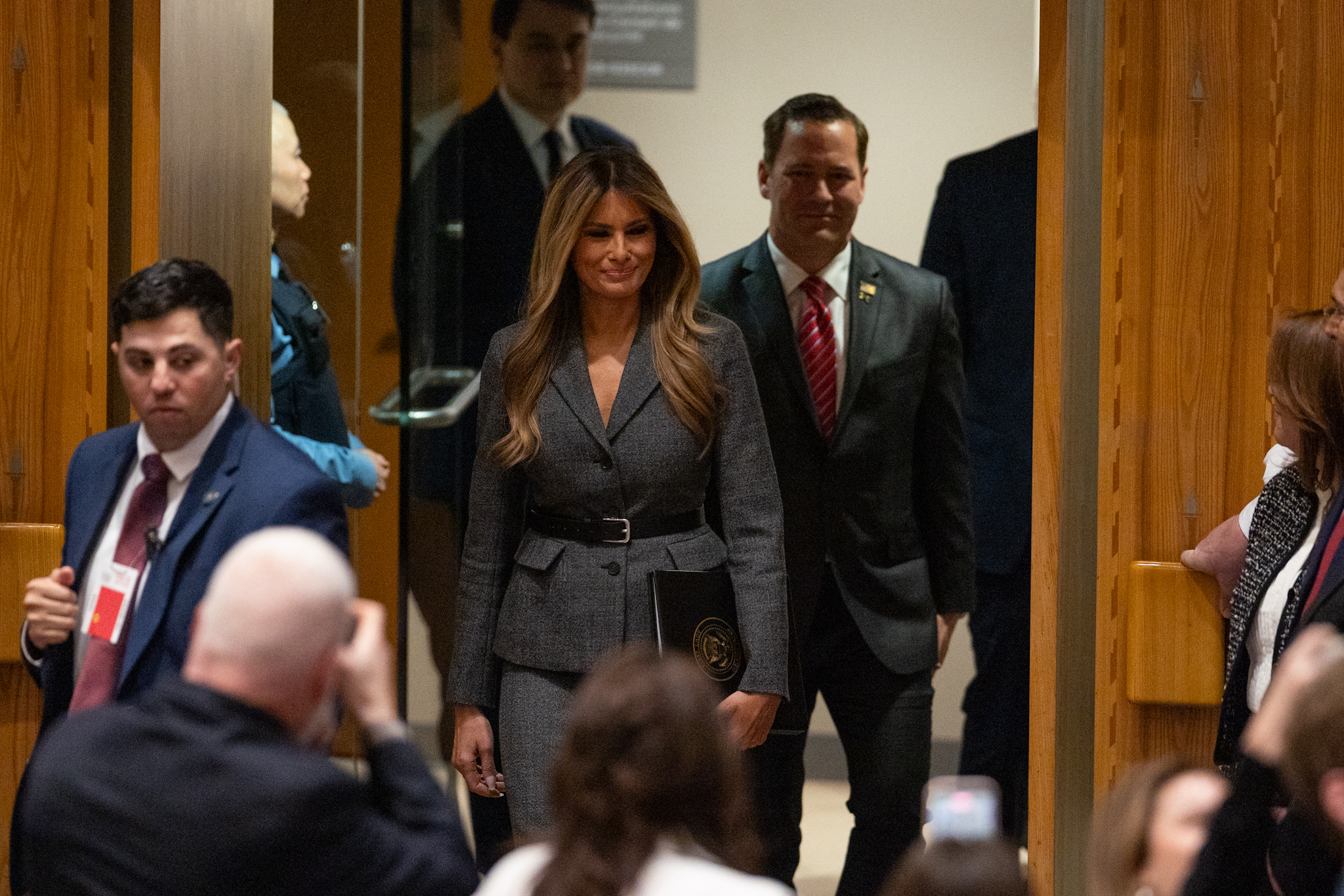 Melanias Terminkalender war 2026 ungewöhnlich spärlich. Eine Analyse von NBC News ergab, dass sie etwa halb so viele öffentliche Auftritte hatte wie Donald Trump zum gleichen Zeitpunkt in seiner ersten Amtszeit. | Quelle: Getty Images