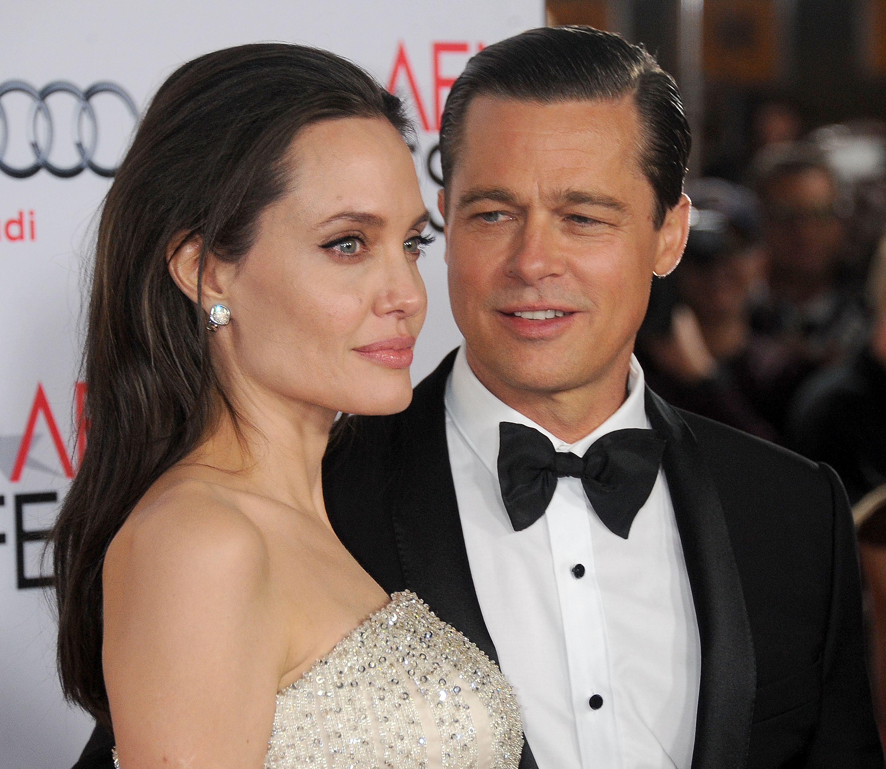 Angelina Jolie und Brad Pitt auf dem AFI FEST 2015 in Hollywood | Quelle: Getty Images
