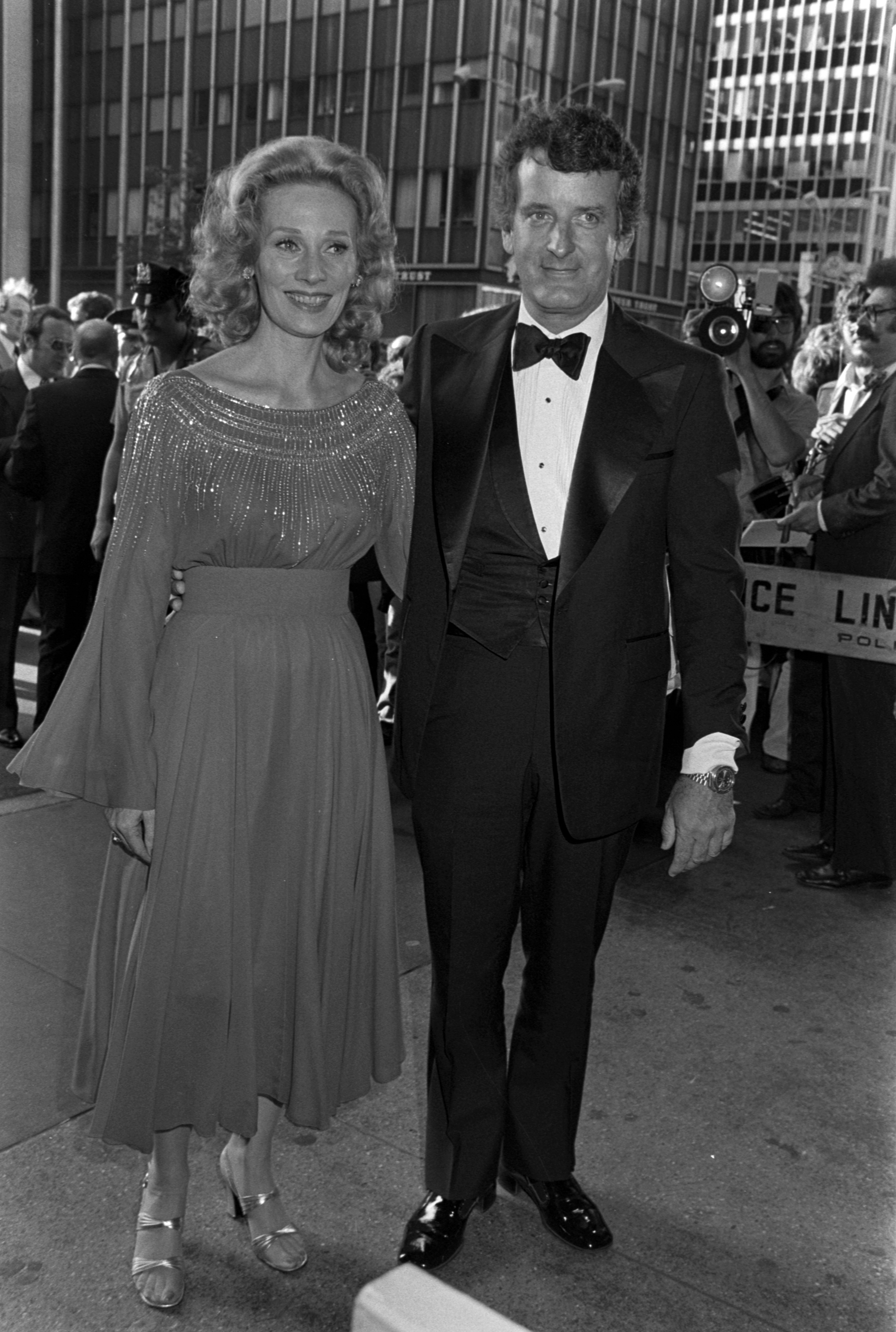 Candace Hilligoss und Nicholas Coster besuchen eine Veranstaltung in der Radio City Music Hall in New York City am 29. Juni 1977. | Quelle: Getty Images