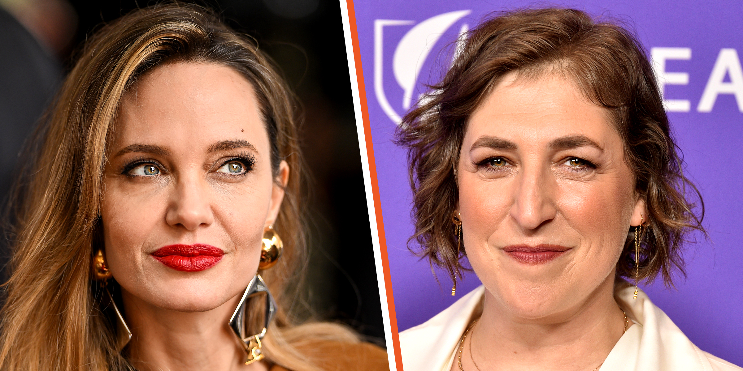 Angelina Jolie | Mayim Bialik | Quelle: Getty Images