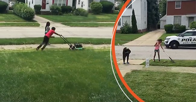 Ein Nachbar ruft die Polizei wegen eines 12-jährigen Jungen, der versehentlich seinen Rasen gemäht hat. | Quelle: Youtube.com/CBS Evening News