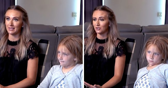Brittani Tomic und Tochter Zola im interview mit Inside Edition. | Quelle: YouTube/InsideEdition