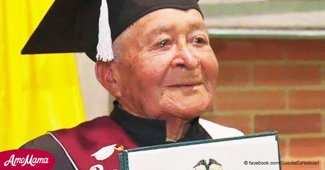 Ein 90-Jähriger, der von seinen sieben Söhnen verlassen wurde, bekam sein Abiturzeugnis