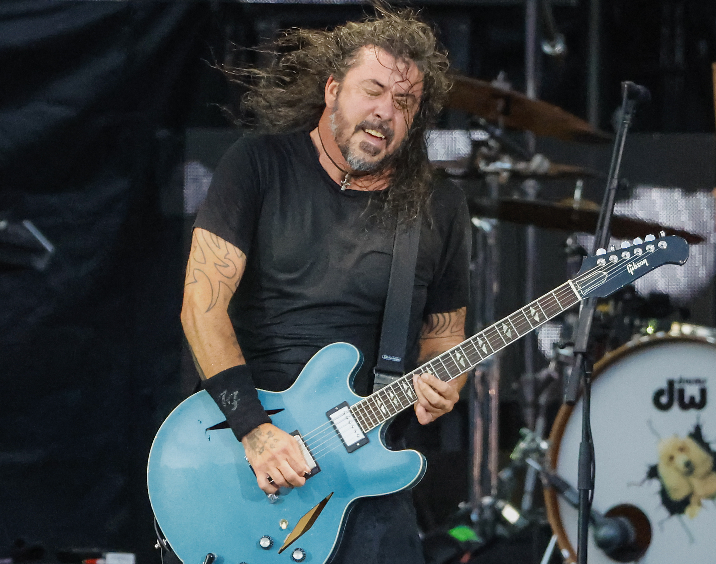 Dave Grohl tritt mit den Foo Fighters im Fenway Park am 21. Juli 2024 auf | Quelle: Getty Images