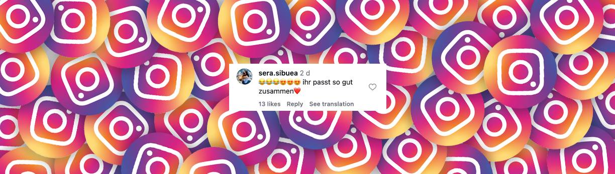 Nutzer zeigt sich begeistert von dem Video der beiden | Quelle: Instagram/laurawagner955