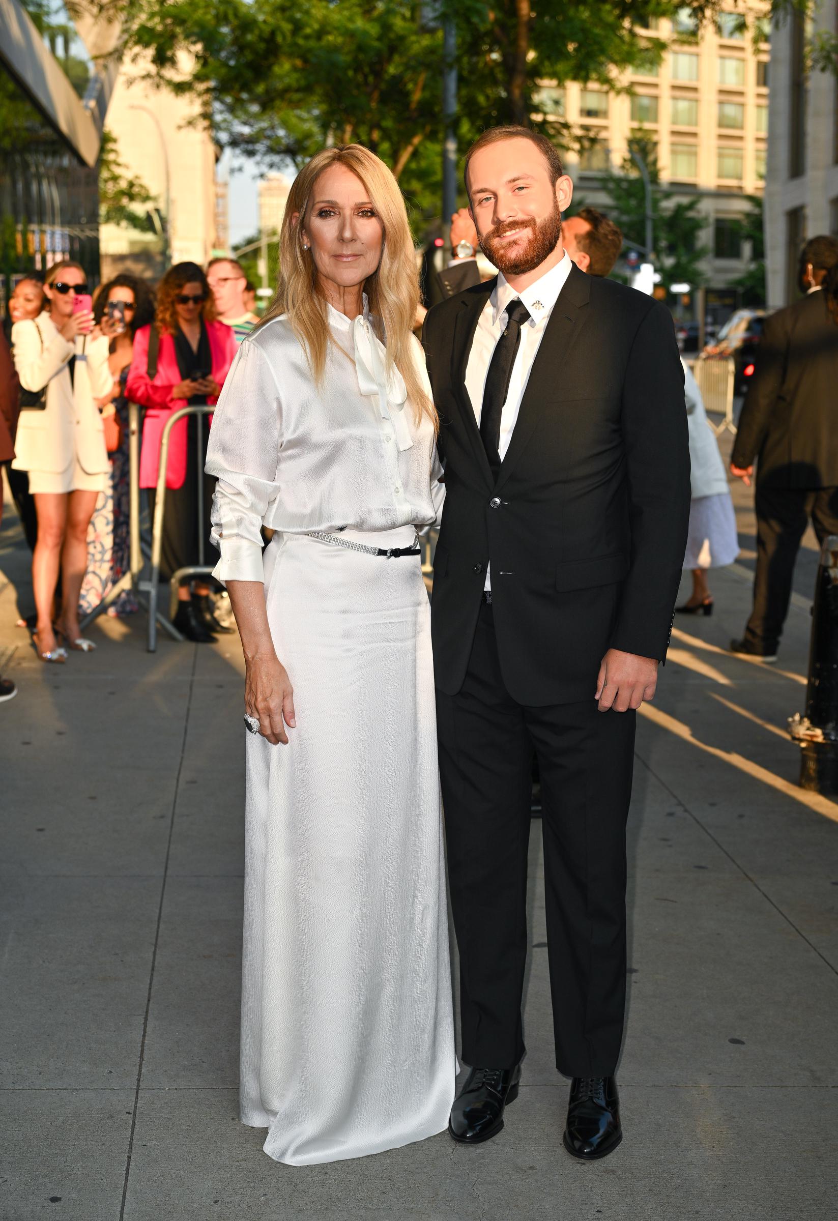 Rene-Charles Angelil und Céline Dion beim "I Am: Celine Dion" NY Special Event Screening am 17. Juni 2024 in New York City. | Quelle: Getty Images