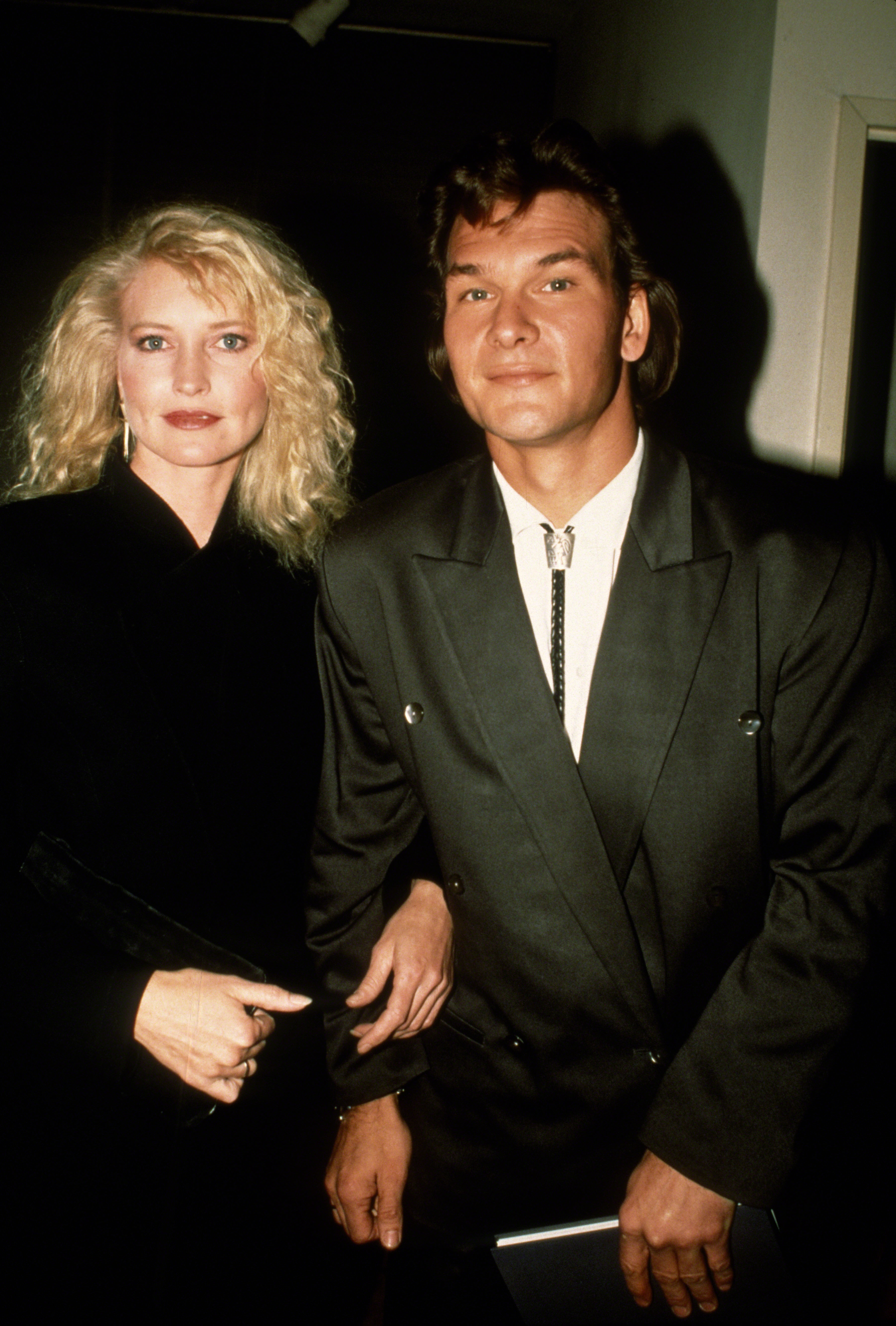 Patrick Swayze und Lisa Niemi am 1. Januar 1987 in New York City.  | Quelle: Getty Images