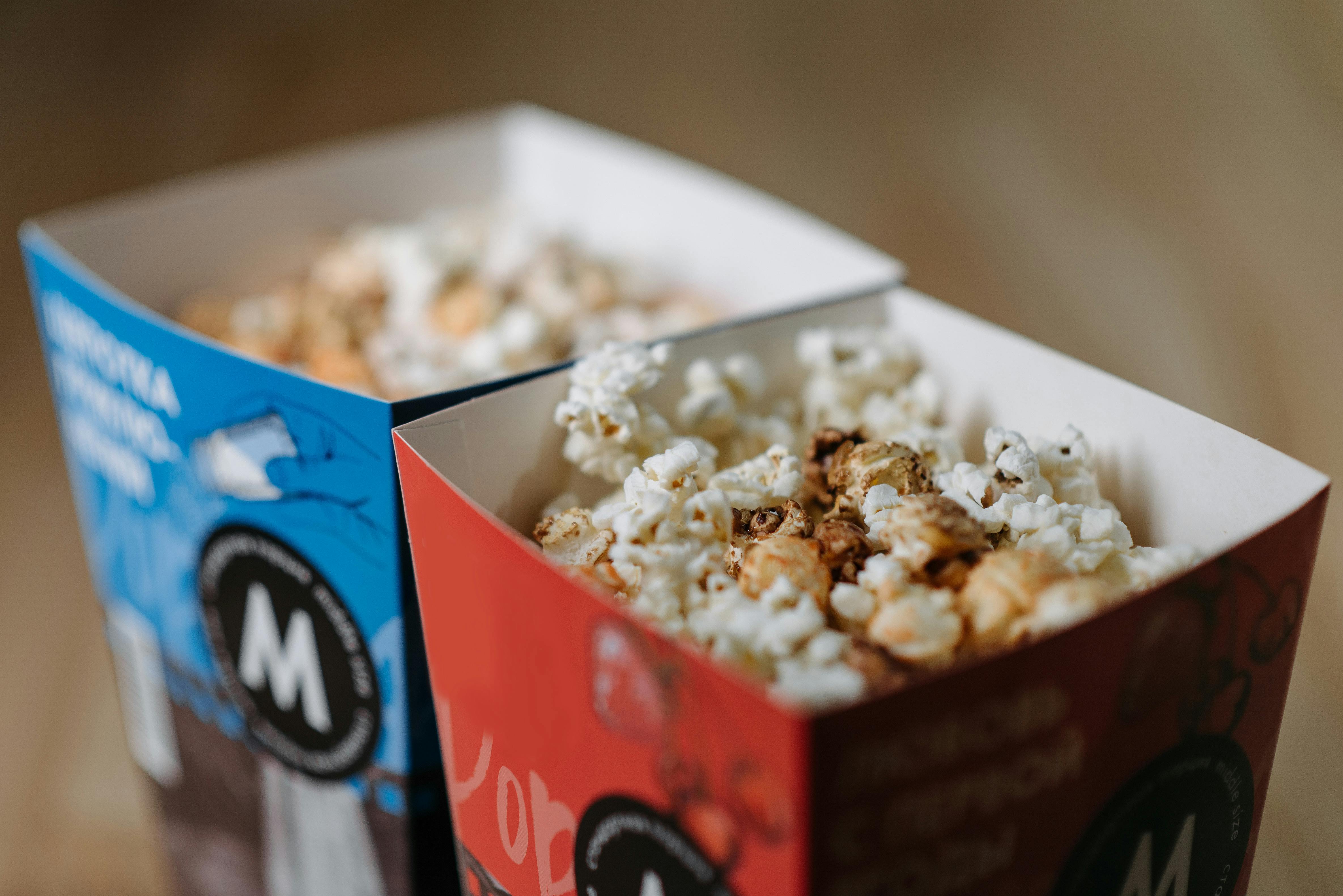 Kisten mit Popcorn | Quelle: Pexels