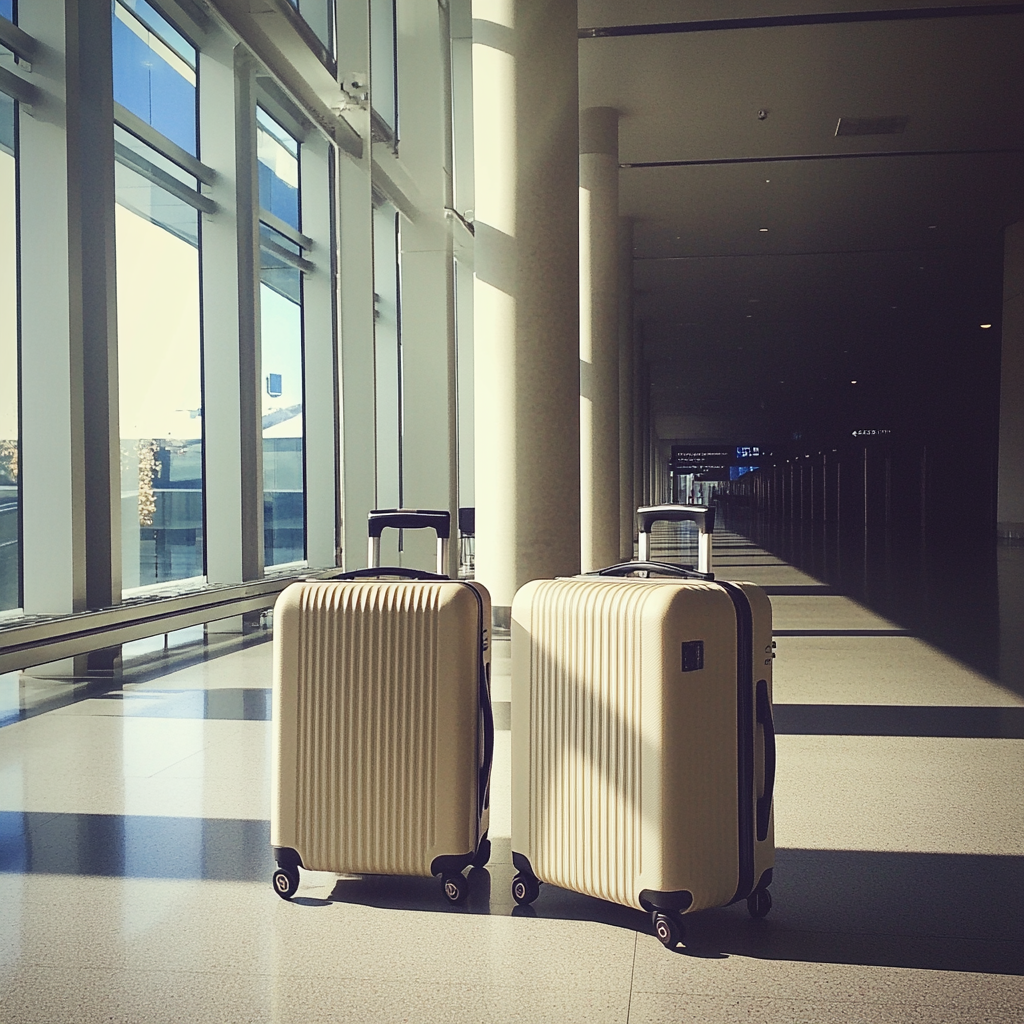 Gepäck in einem Flughafen | Quelle: Midjourney