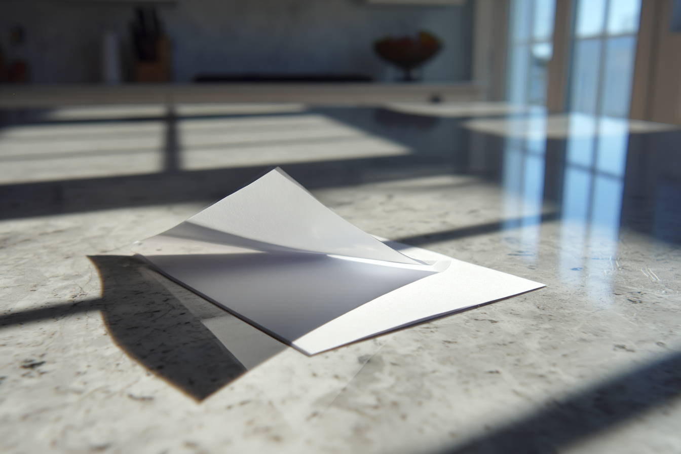 Notatka na blacie kuchennym | Źródło: Midjourney