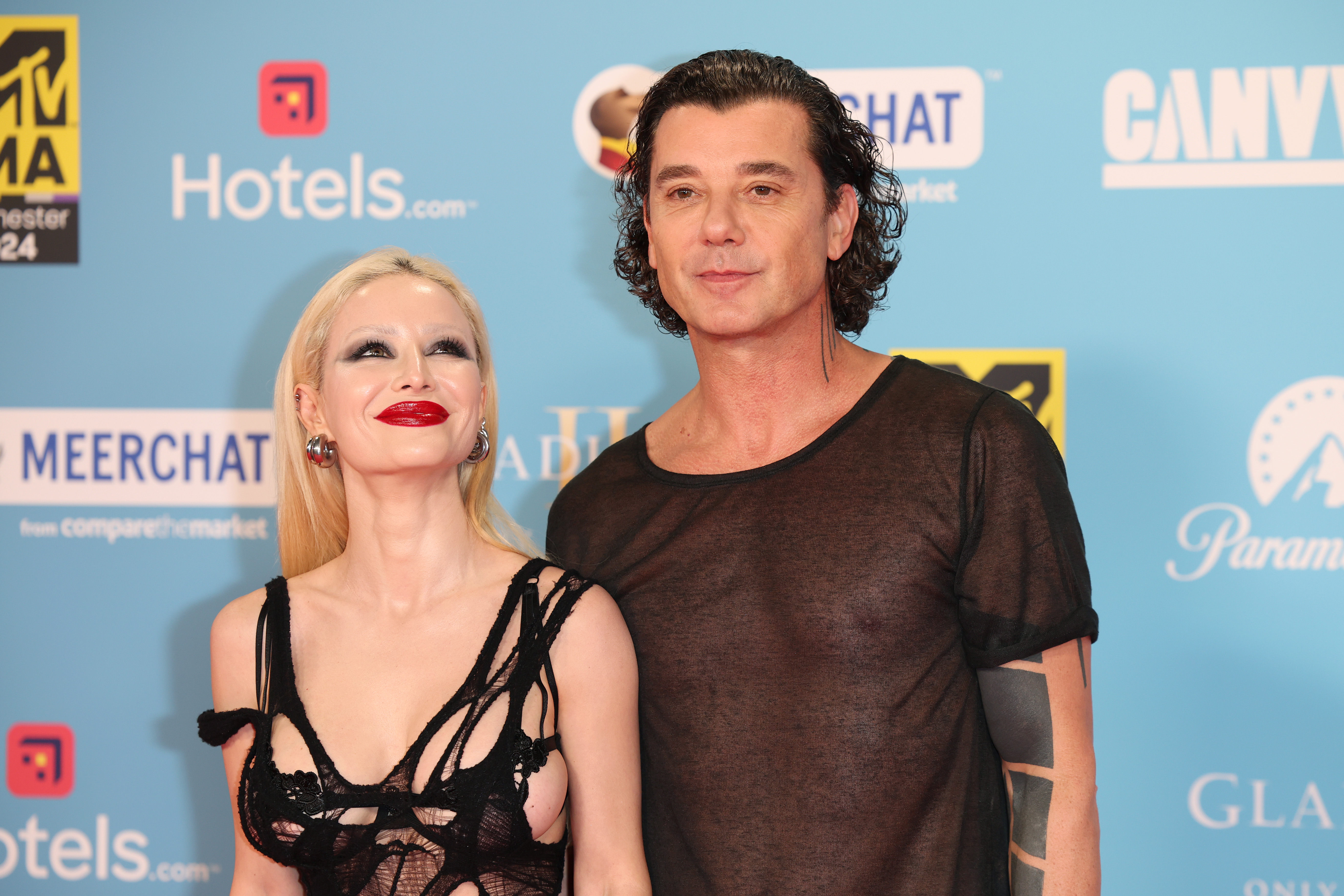 Xhoana Xheneti und Gavin Rossdale in Manchester, England | Quelle: Getty Images