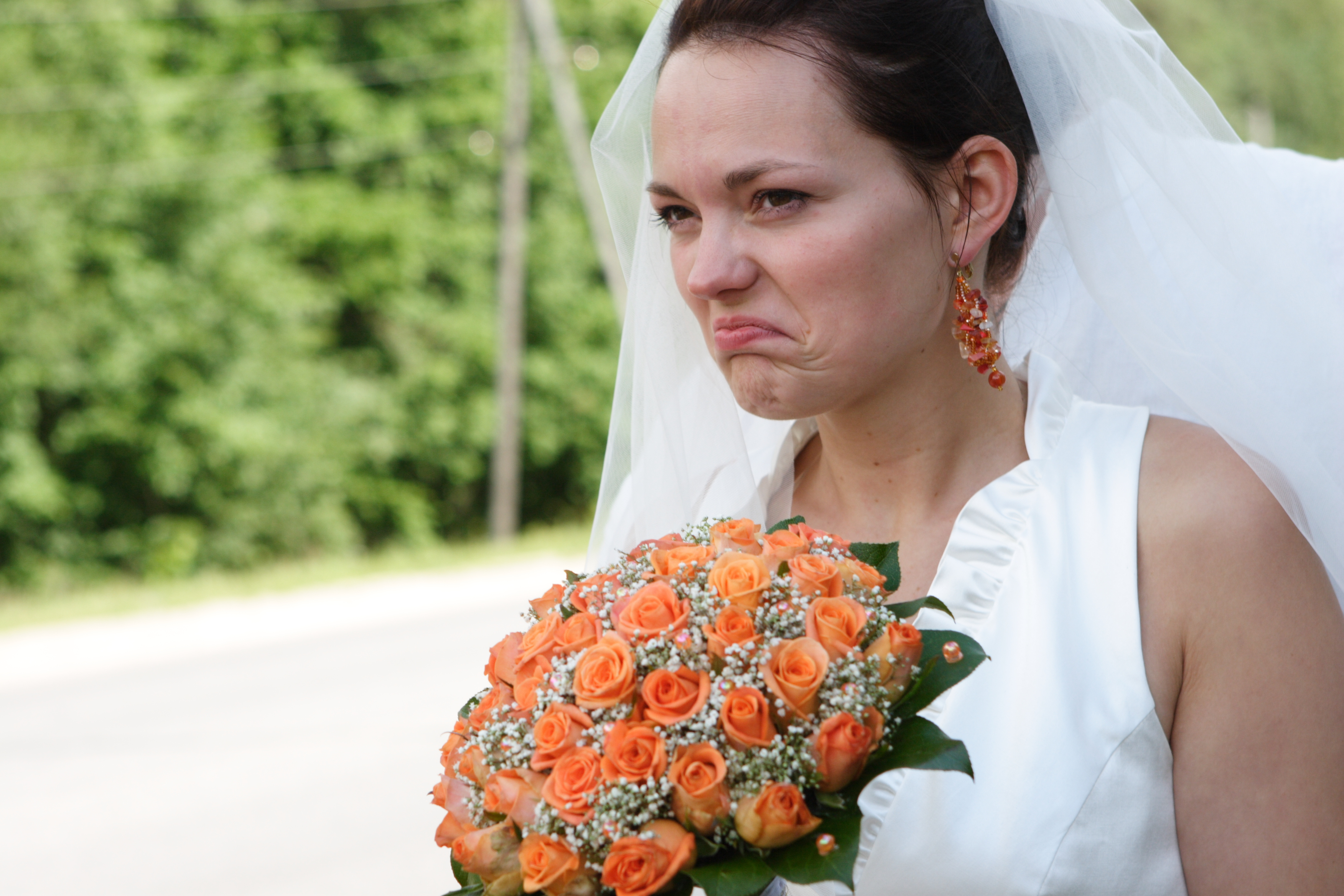 Unglückliche Braut | Quelle: Getty Images