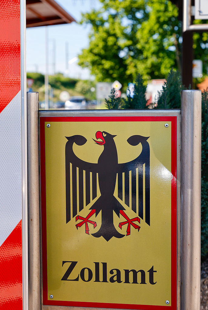 Deutsch-Schweizer Grenze in Weil am Rhein, Deutschland | Quelle: Getty Images