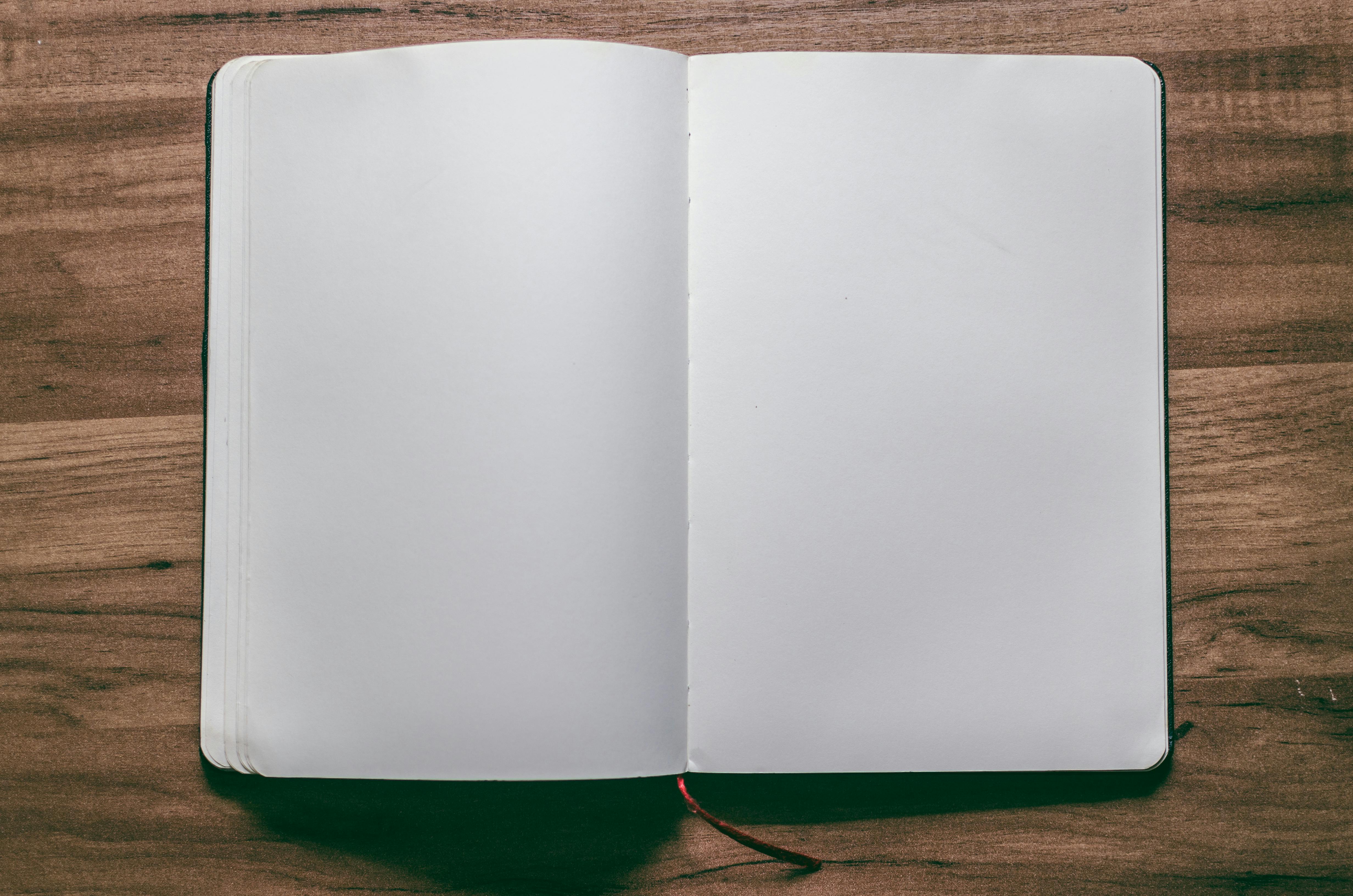 Ein offenes Notizbuch | Quelle: Pexels