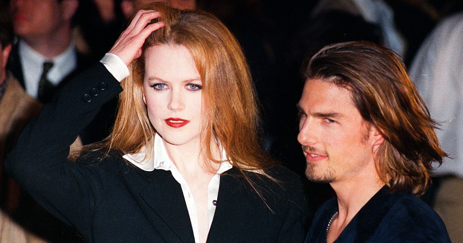 Nicole Kidman und Tom Cruise, fotografiert 1990. | Quelle: Getty Images