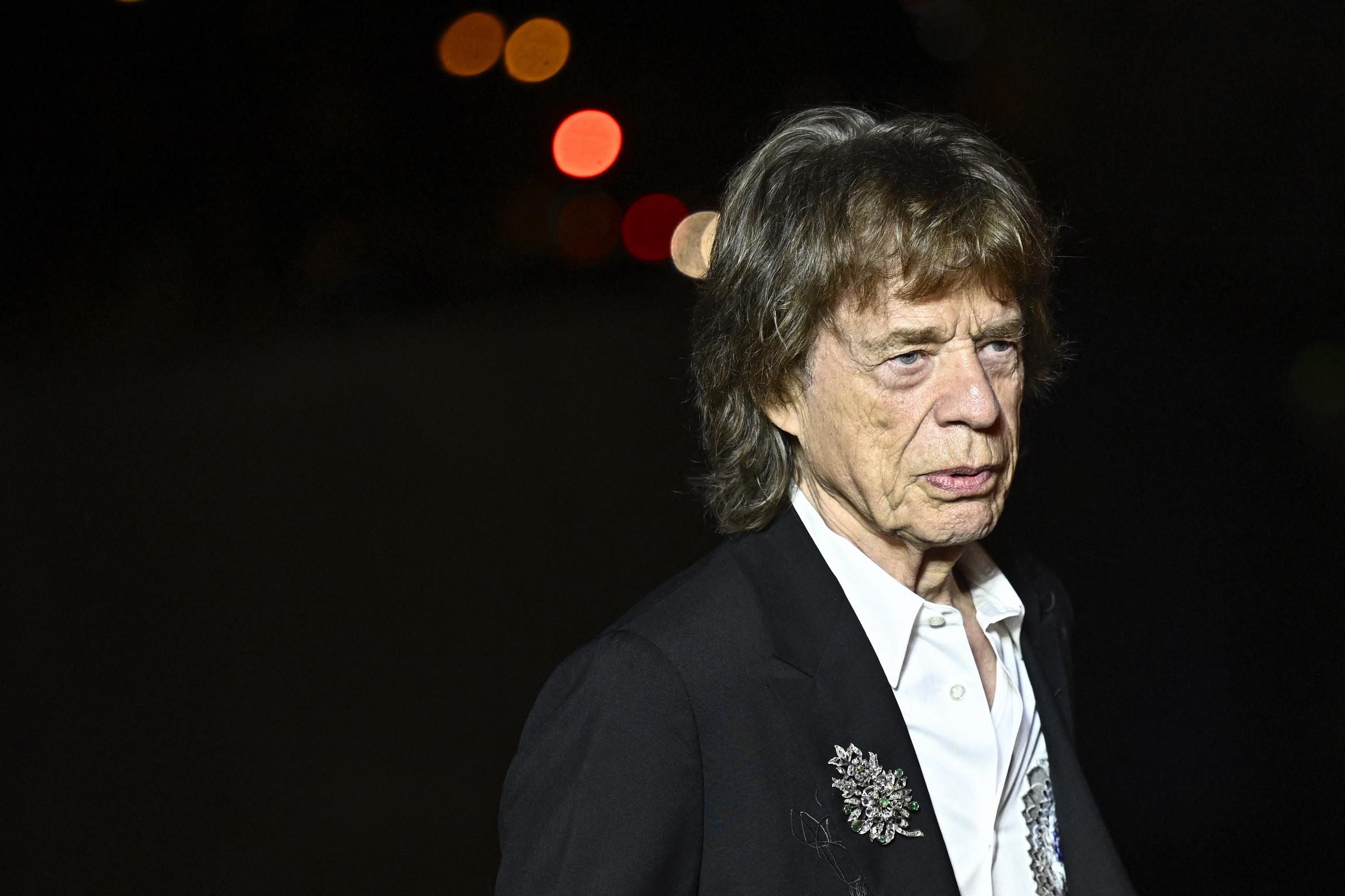 Sir Mick Jagger kommt zum "Auftakt der Olympischen Spiele" vor den Olympischen Spielen 2024 in Paris am 25. Juli 2024 in Paris an. | Quelle: Getty Images