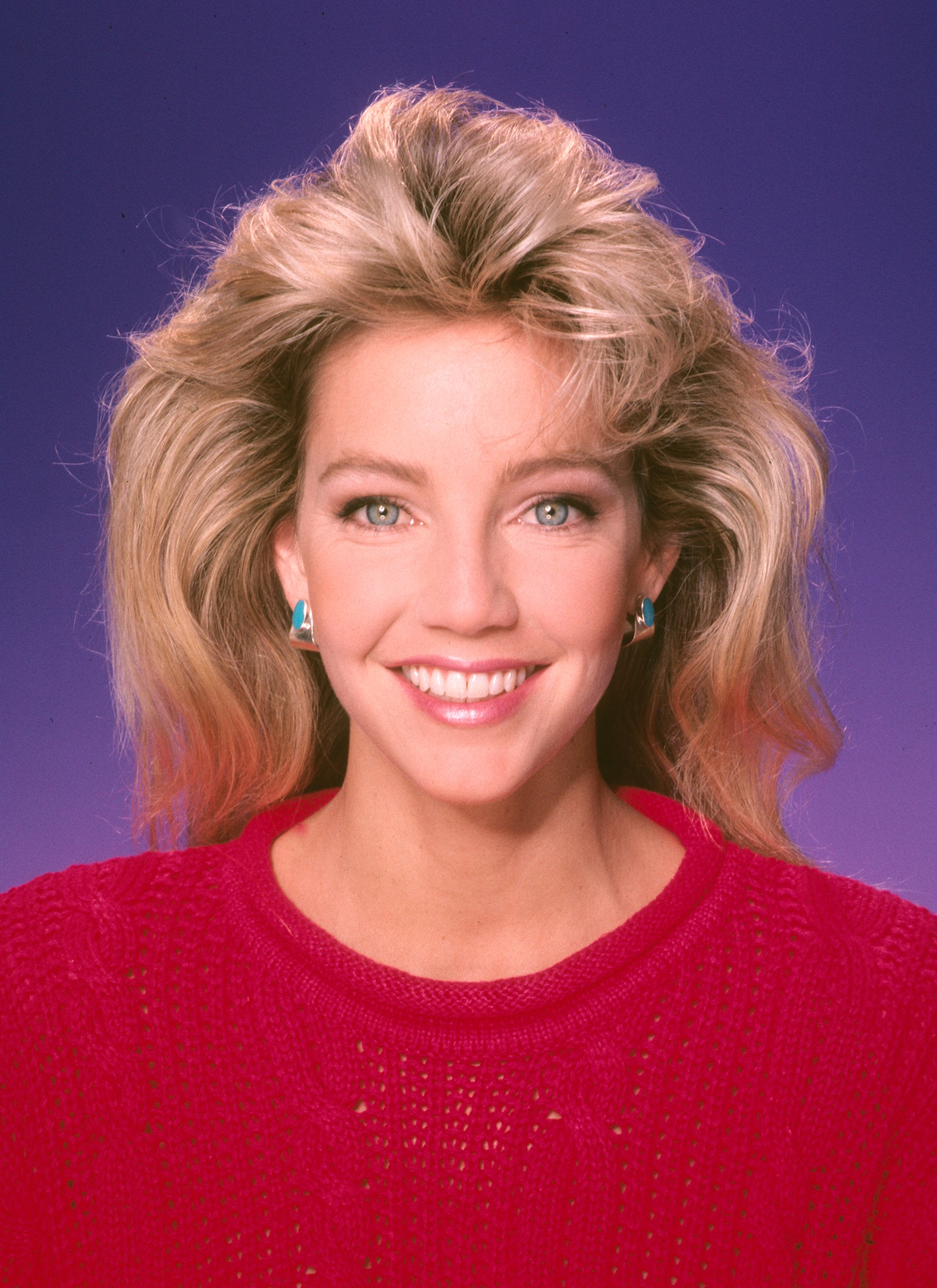 Heather Locklear posiert 1987 für ein Porträt in Los Angeles, Kalifornien | Quelle: Getty Images