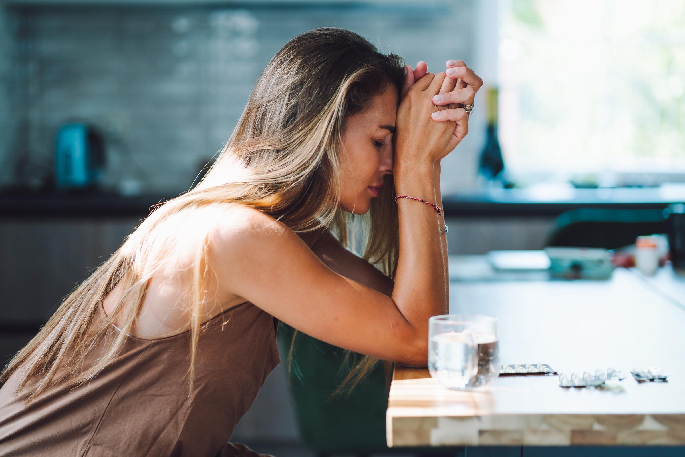 Gestresste Frau | Quelle: Getty Images