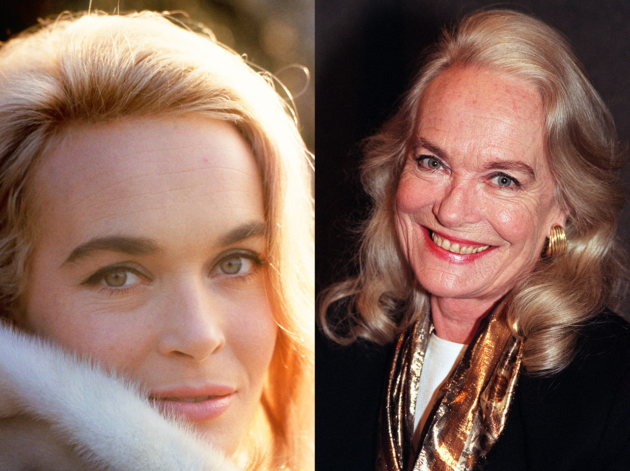 Shirley Eaton im Jahr 1965 | Shirley Eaton im Jahr 1999 | Quelle: Getty Images