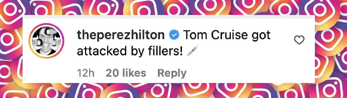 Ein Fan-Kommentar zu Tom Cruise, datiert auf den 18. Dezember 2024 | Quelle: Instagram/abcnews