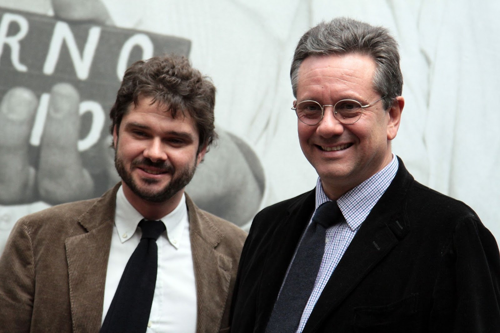 Luca Dotti und Sean Ferrer bei der Eröffnungsausstellung "Audrey in Rome" während des 6th International Rome Film Festivals am 25. Oktober 2011, in Italien. | Quelle: Getty Images