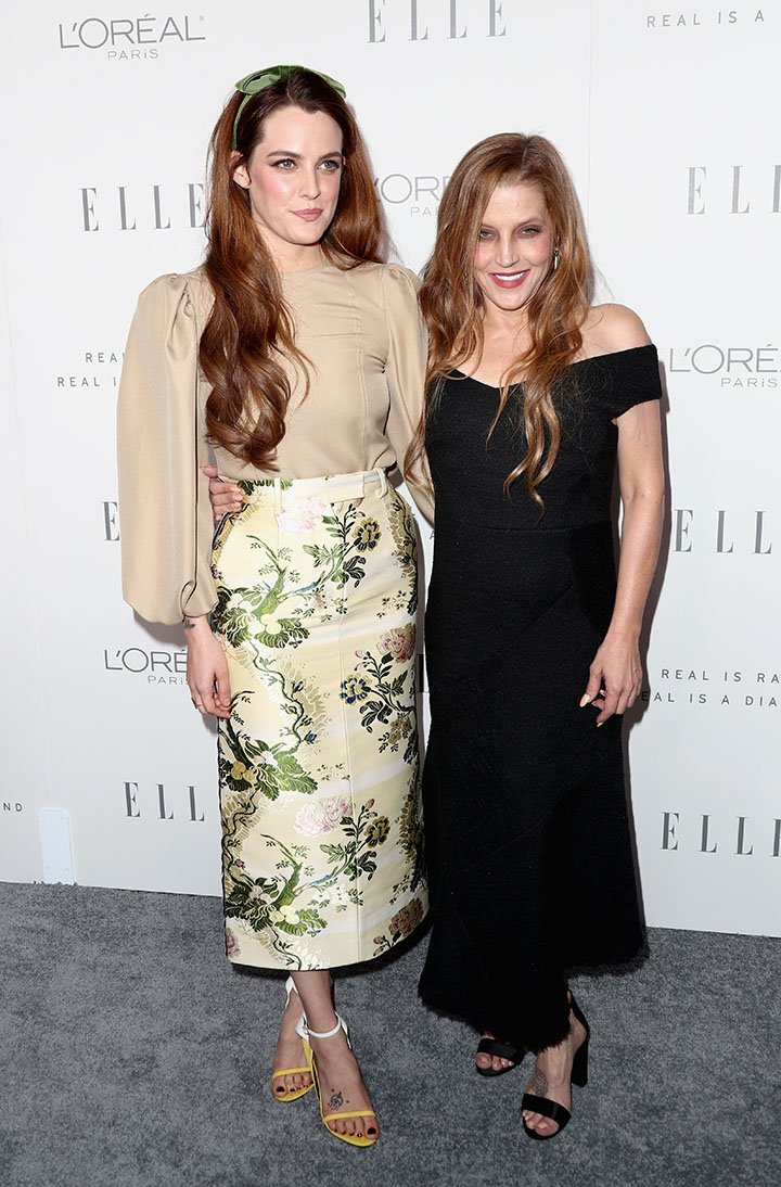 Riley Keough und Lisa Marie Presley. I Quelle: Getty Images