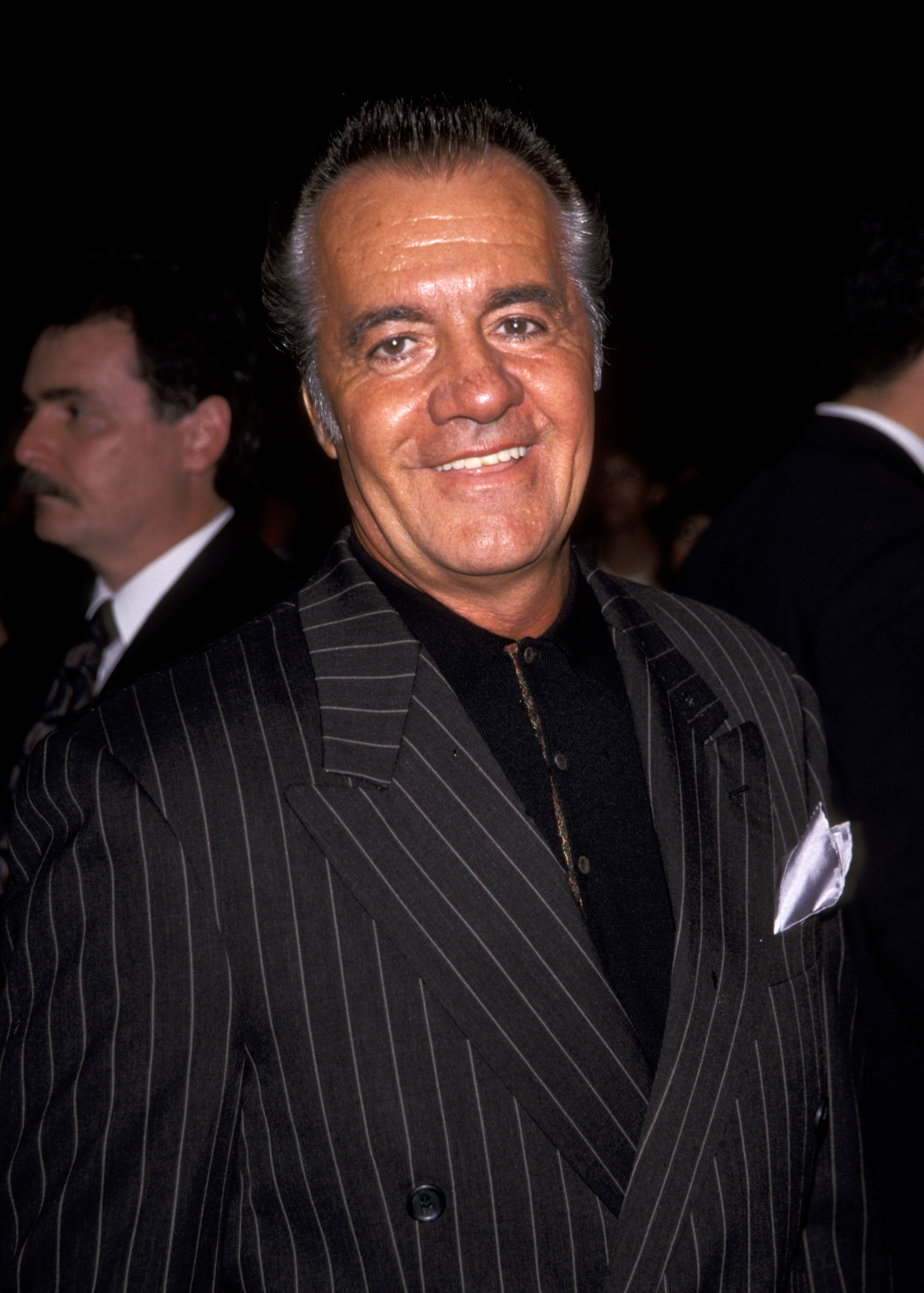 Tony Sirico hat vor dem Start seiner Schauspielkarriere eine Haftstrafe in der Sing-Sing-Justizvollzugsanstalt verbüßt. Auf diesem Foto war er bei der Premiere von