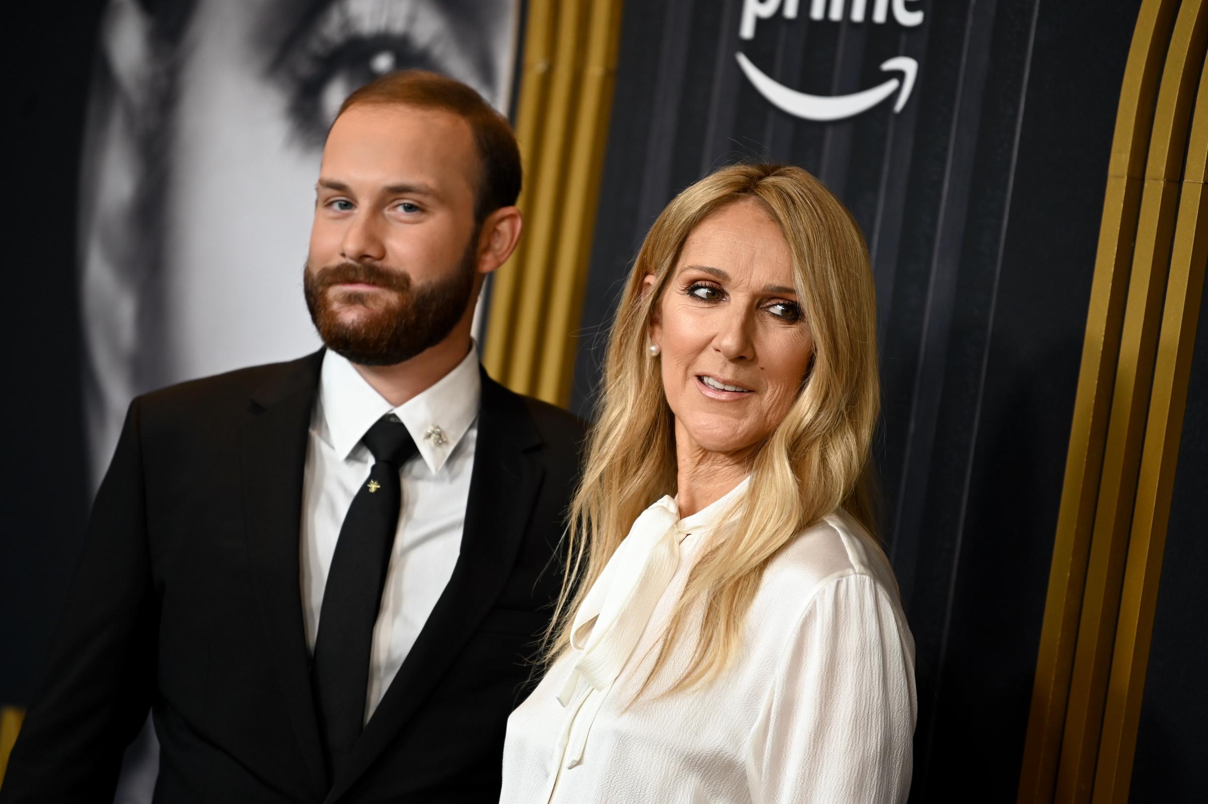 Rene-Charles Angelil und Céline Dion beim "I Am: Celine Dion" NY Special Event Screening am 17. Juni 2024 in New York City. | Quelle: Getty Images