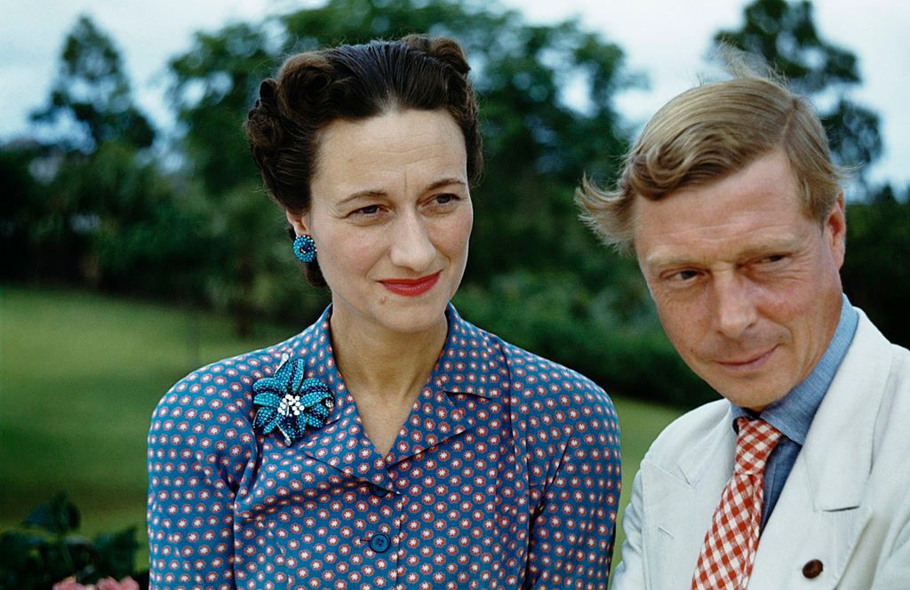 Wallis Simpson, Herzogin von Windsor und der Herzog von Windsor, Edward VIII, am 1. Januar 1942. | Quelle: Getty Images